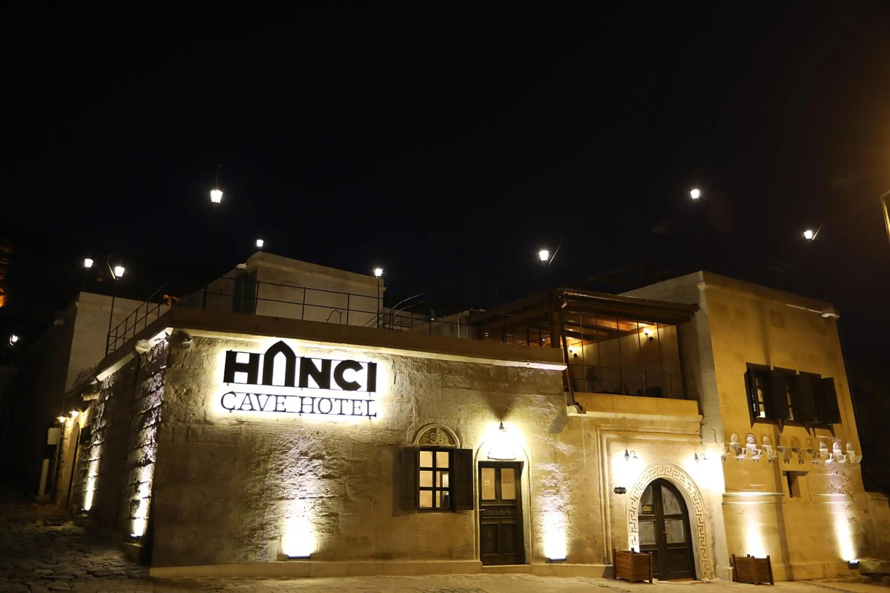 Property building in Hancı Cave Hotel