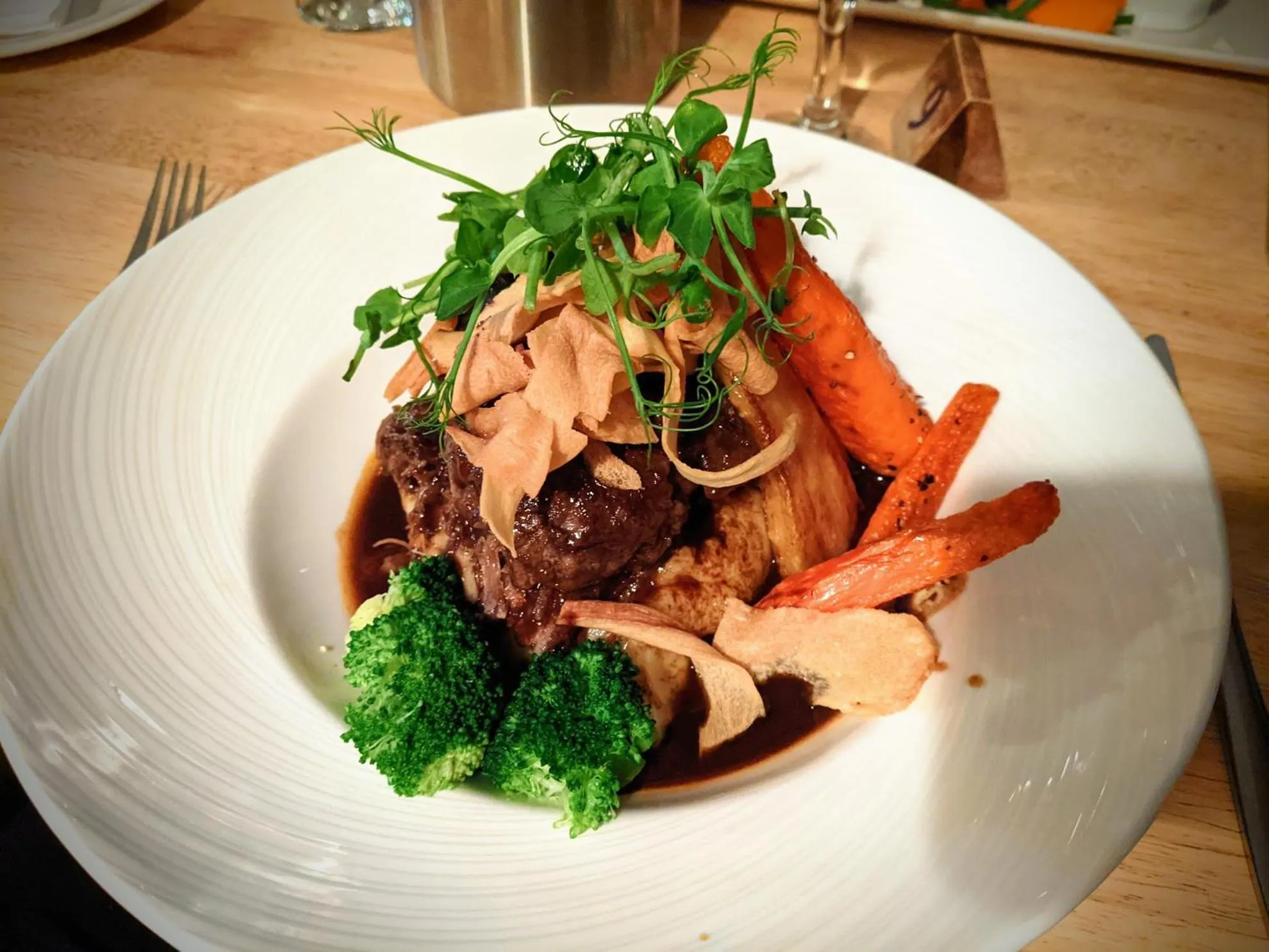 Food close-up in The White Hart Inn, Hawes