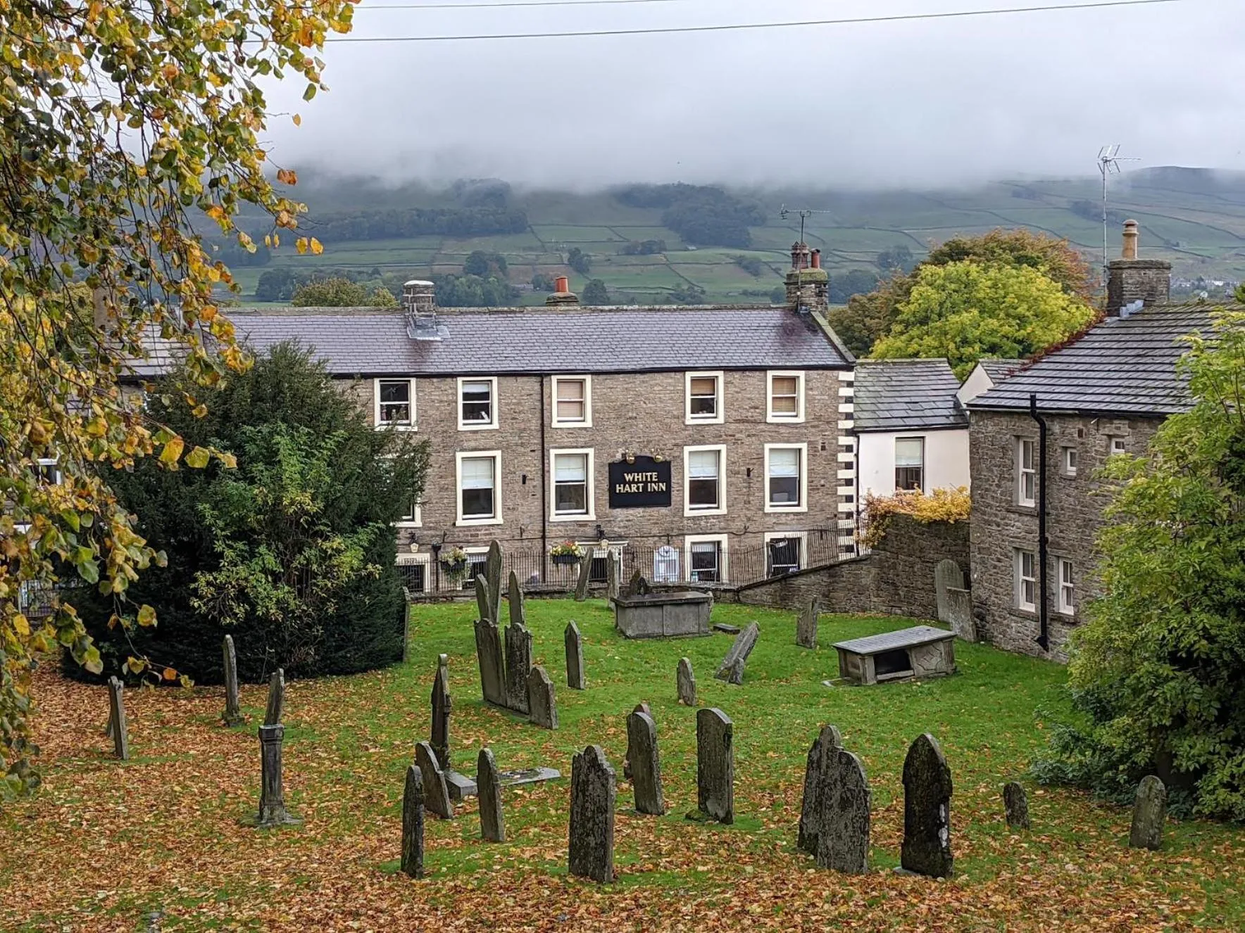 Property building in The White Hart Inn, Hawes