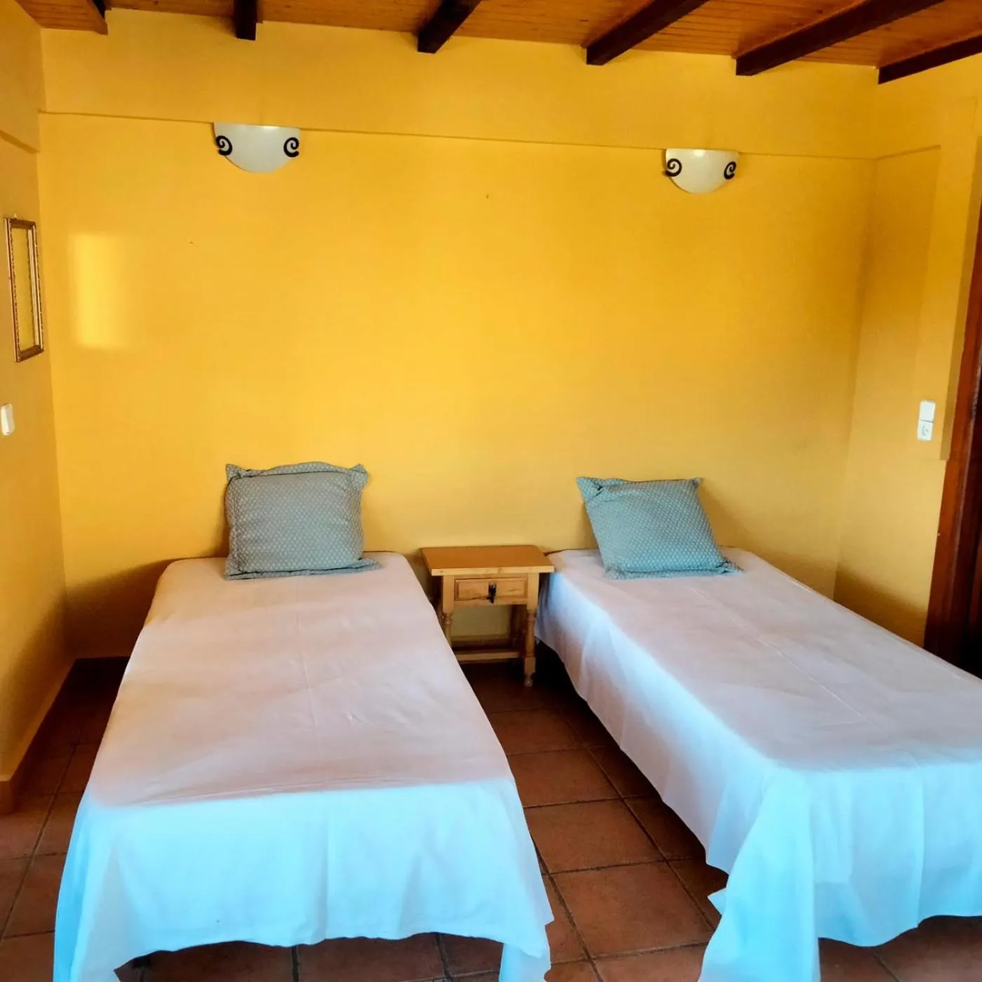 Bed in Hostal León Dormido