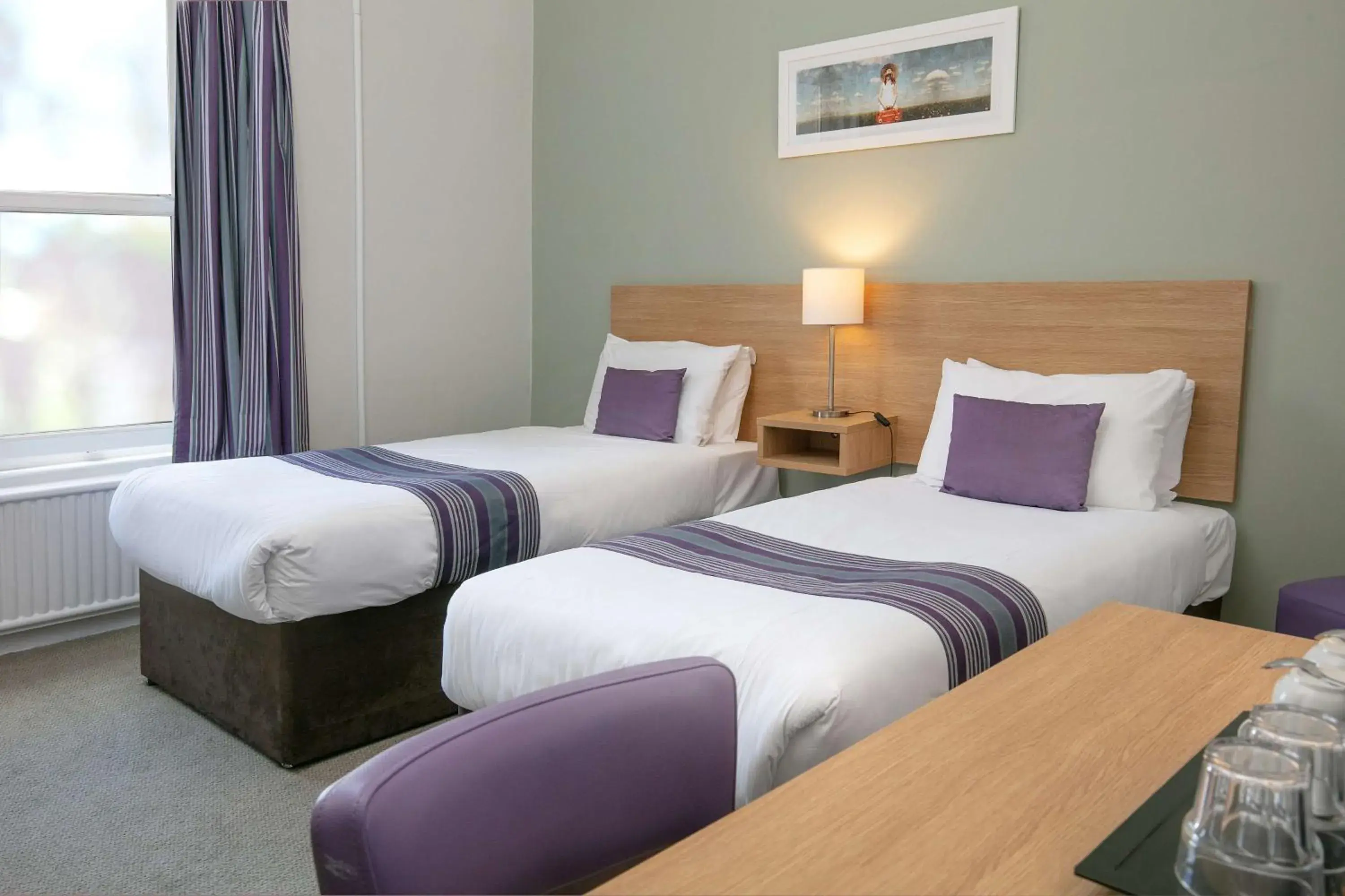 Twin Room with Sea View - single occupancy in Exmouth Beach Hotel Twin Room with Sea View - single occupancy in Exmouth Beach Hotel