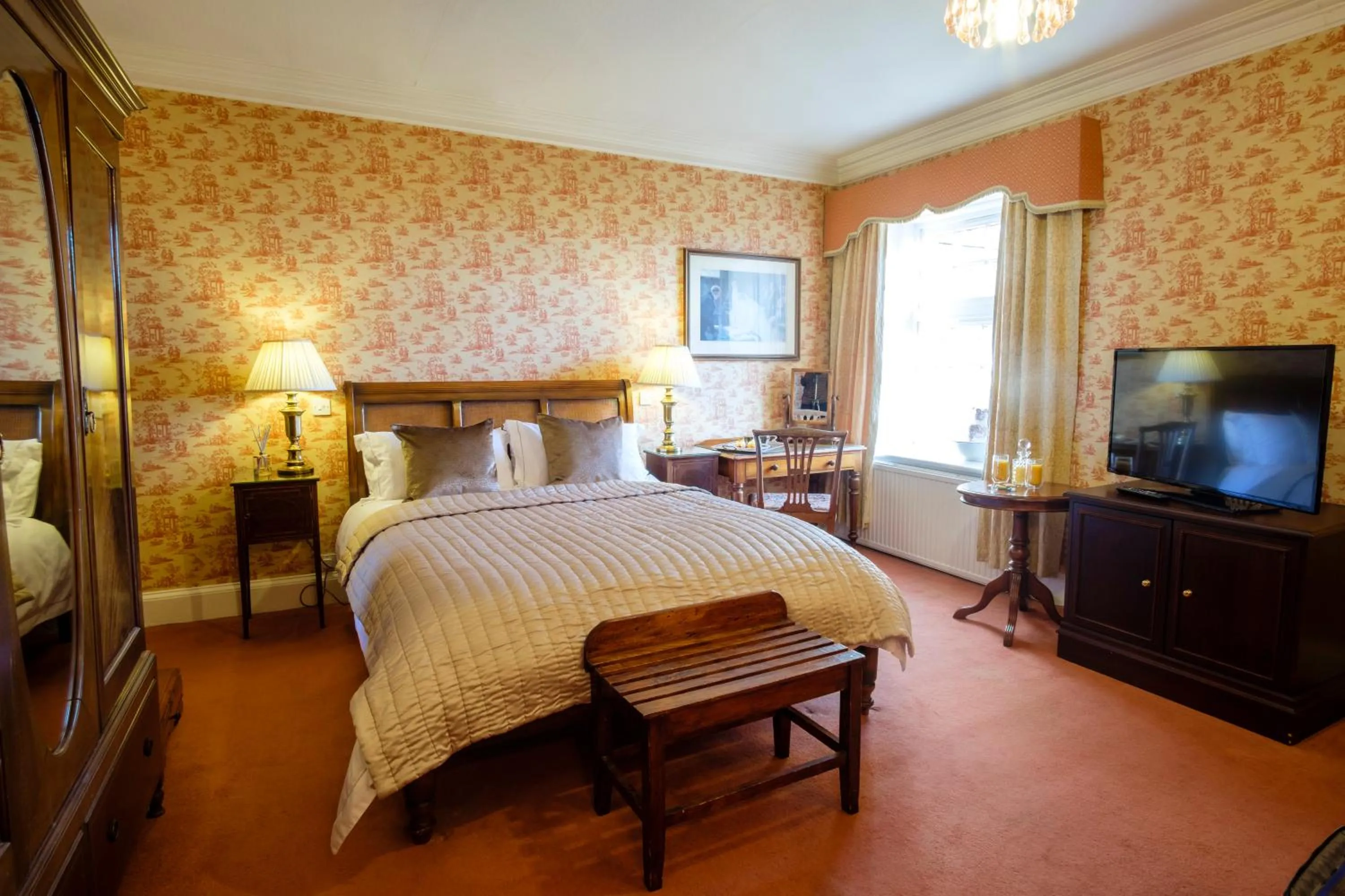 Bed in The Gretna Chase Hotel