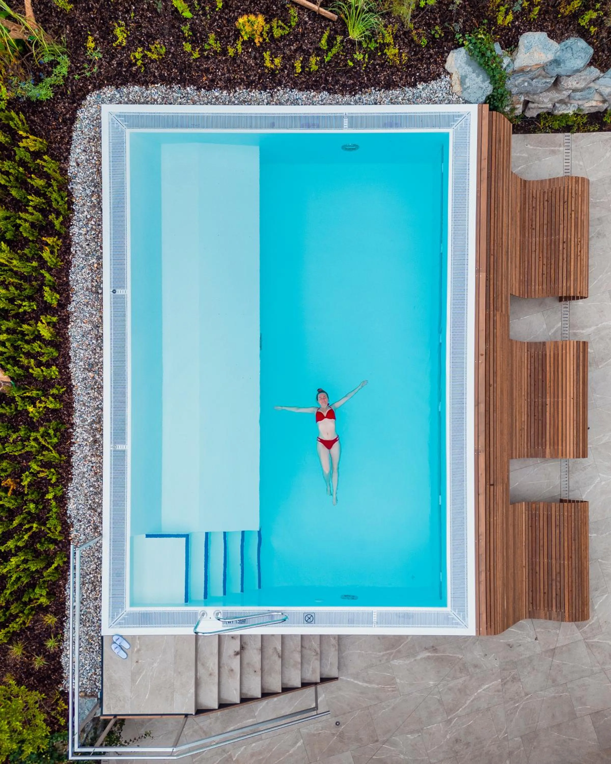 Swimming pool in Laschenskyhof Hotel & Spa