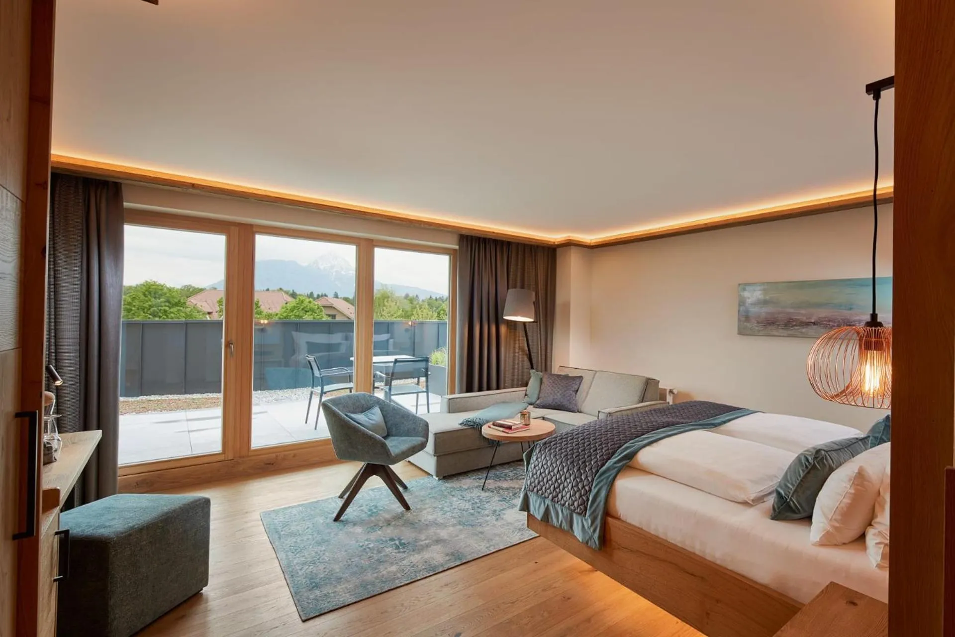 Bed in Laschenskyhof Hotel & Spa