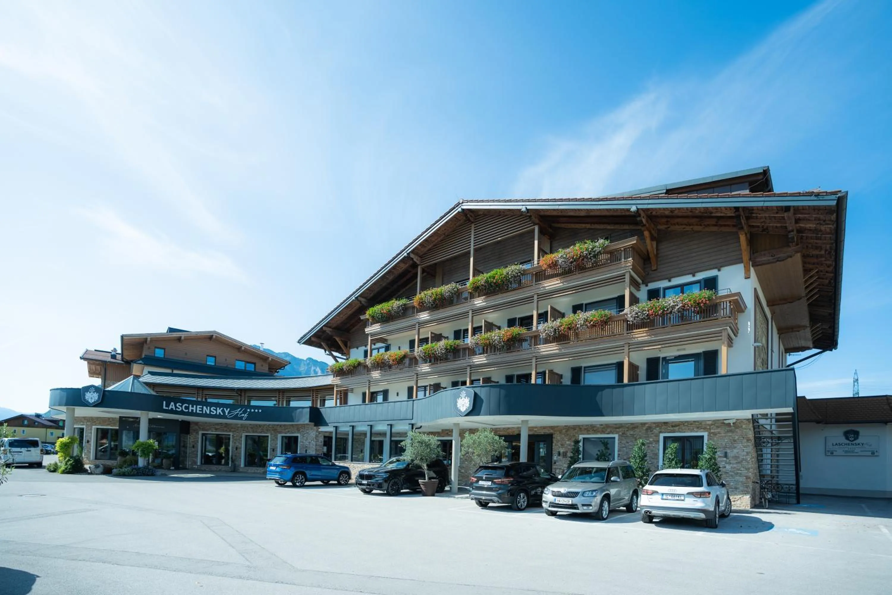 Property building in Laschenskyhof Hotel & Spa