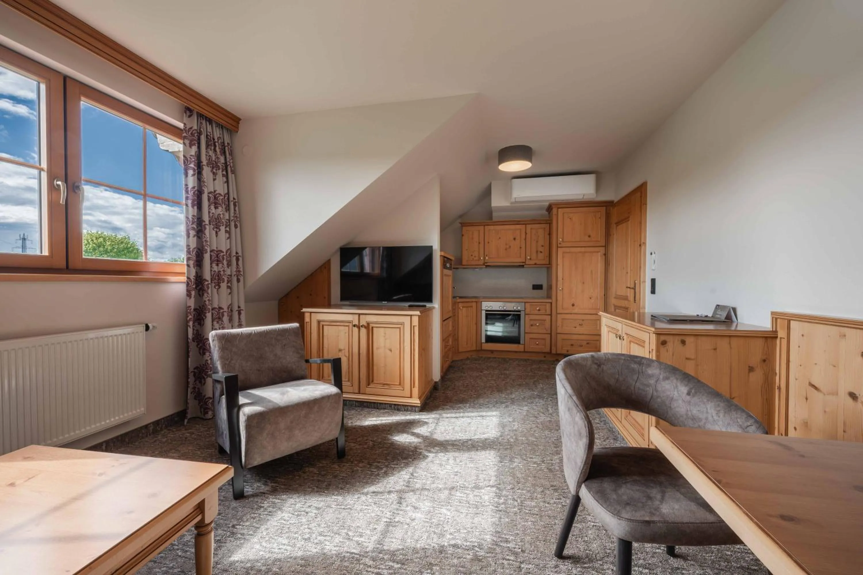 Kitchen or kitchenette in Laschenskyhof Hotel & Spa