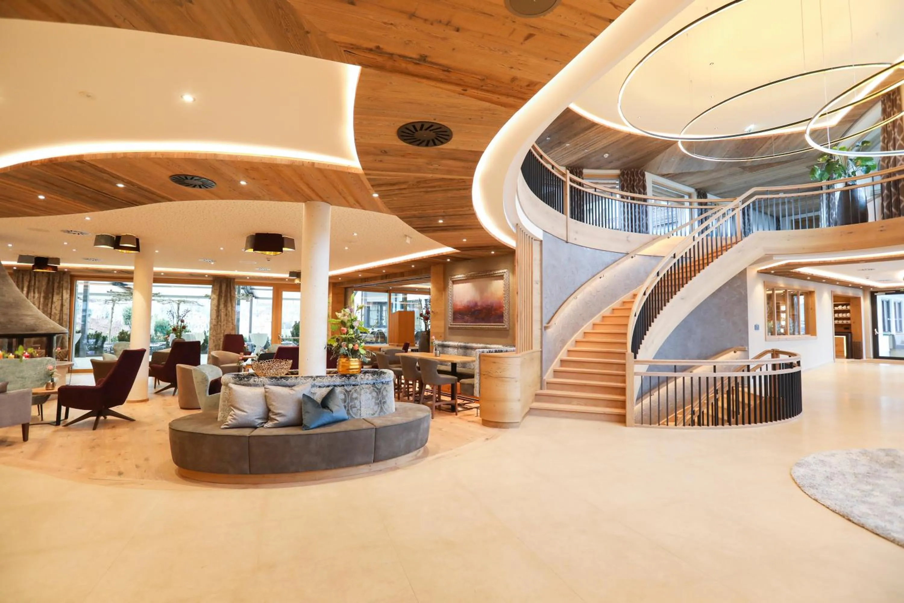 Lobby or reception in Laschenskyhof Hotel & Spa