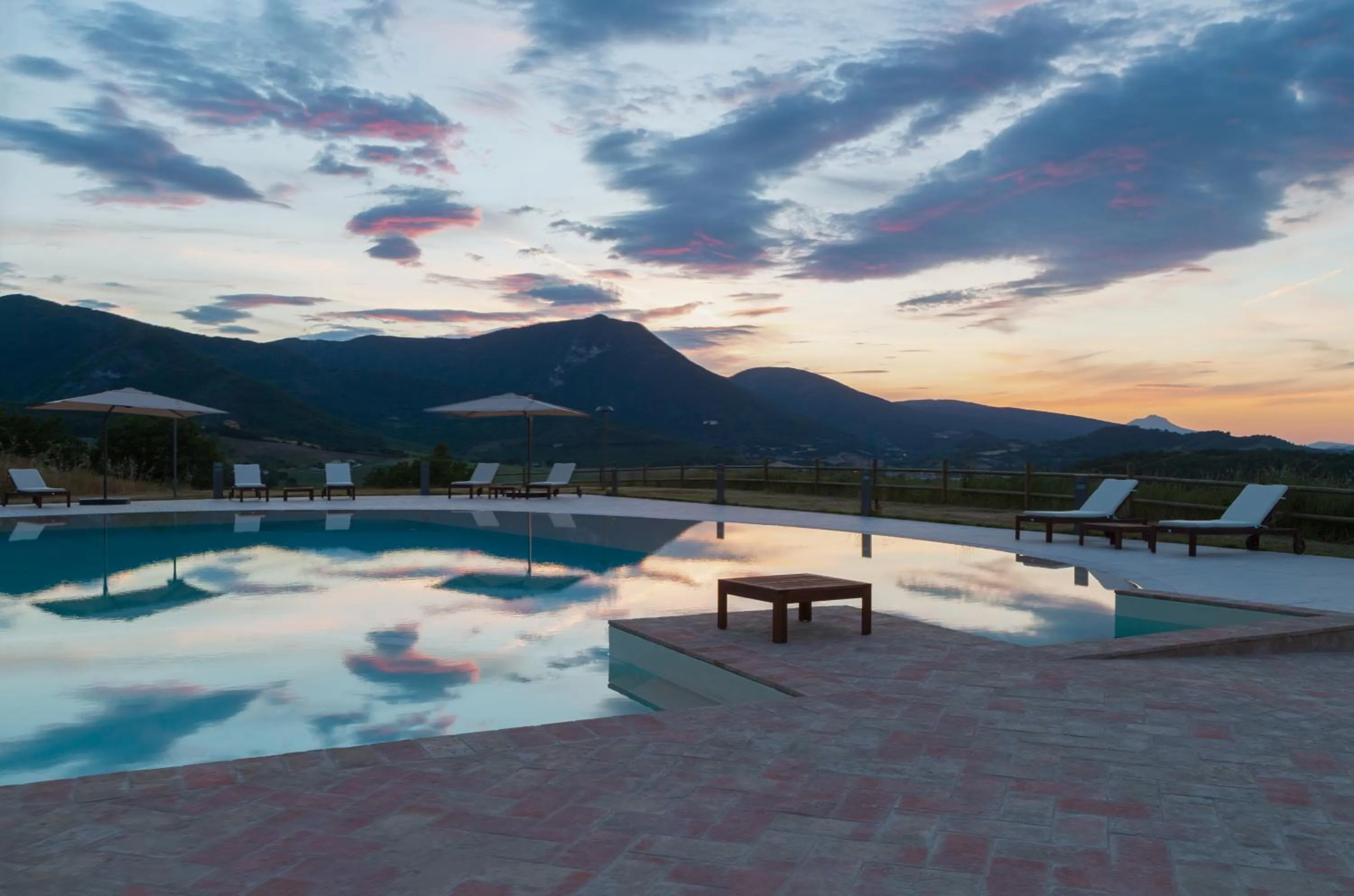 Swimming pool in Tenuta Grimaldi Wine Resort