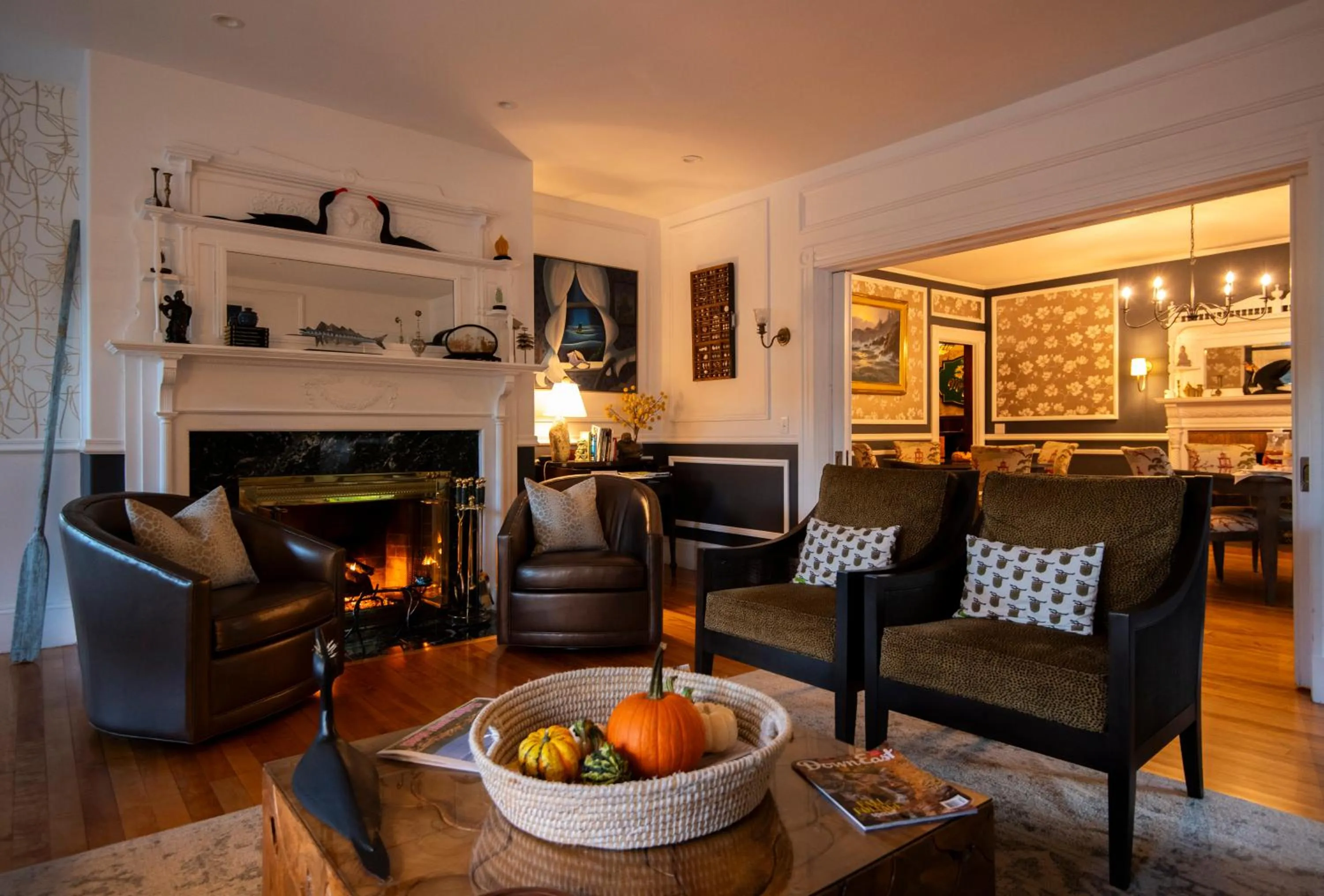 Living room in Sand Bar Cottage Inn