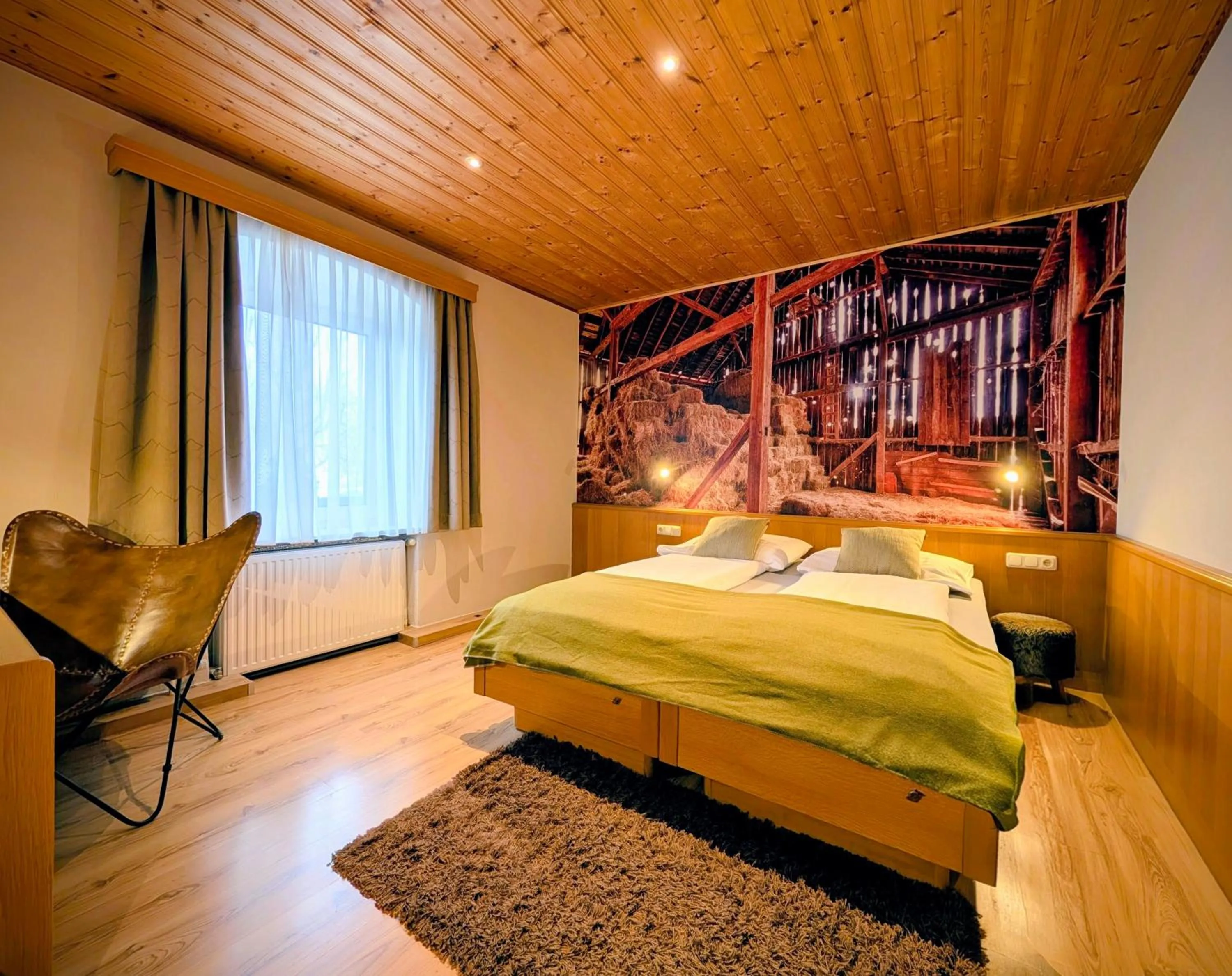 Bed in Hotel Apartment Das Au- Gut