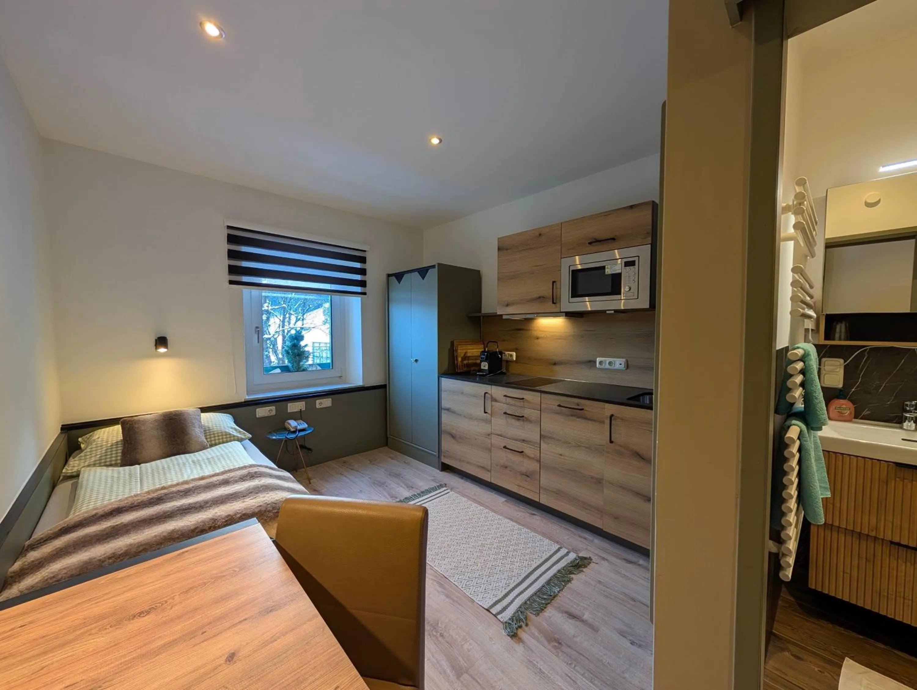 Bed in Hotel Apartment Das Au- Gut