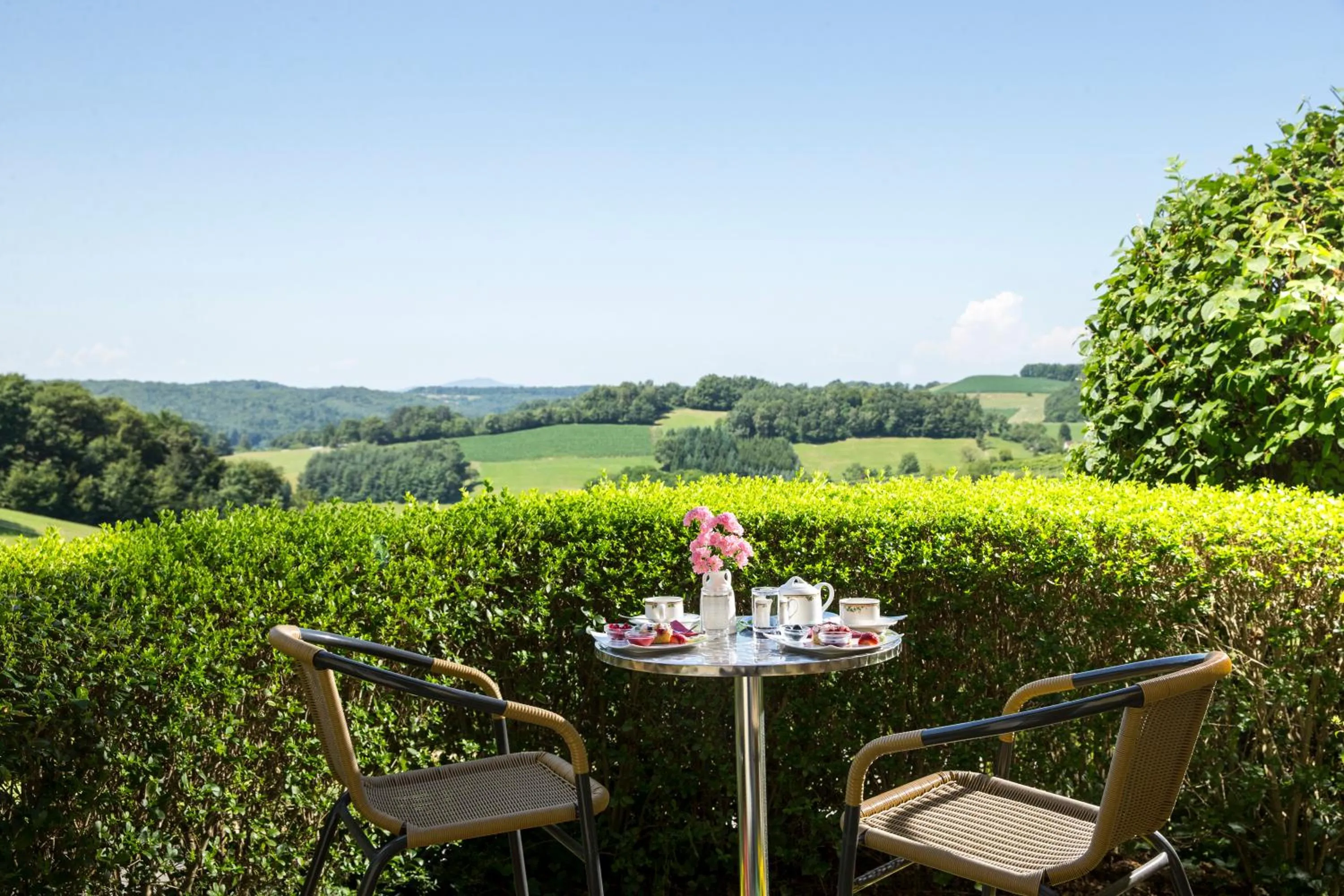 Patio in Hotel Panoramahof Loipersdorf