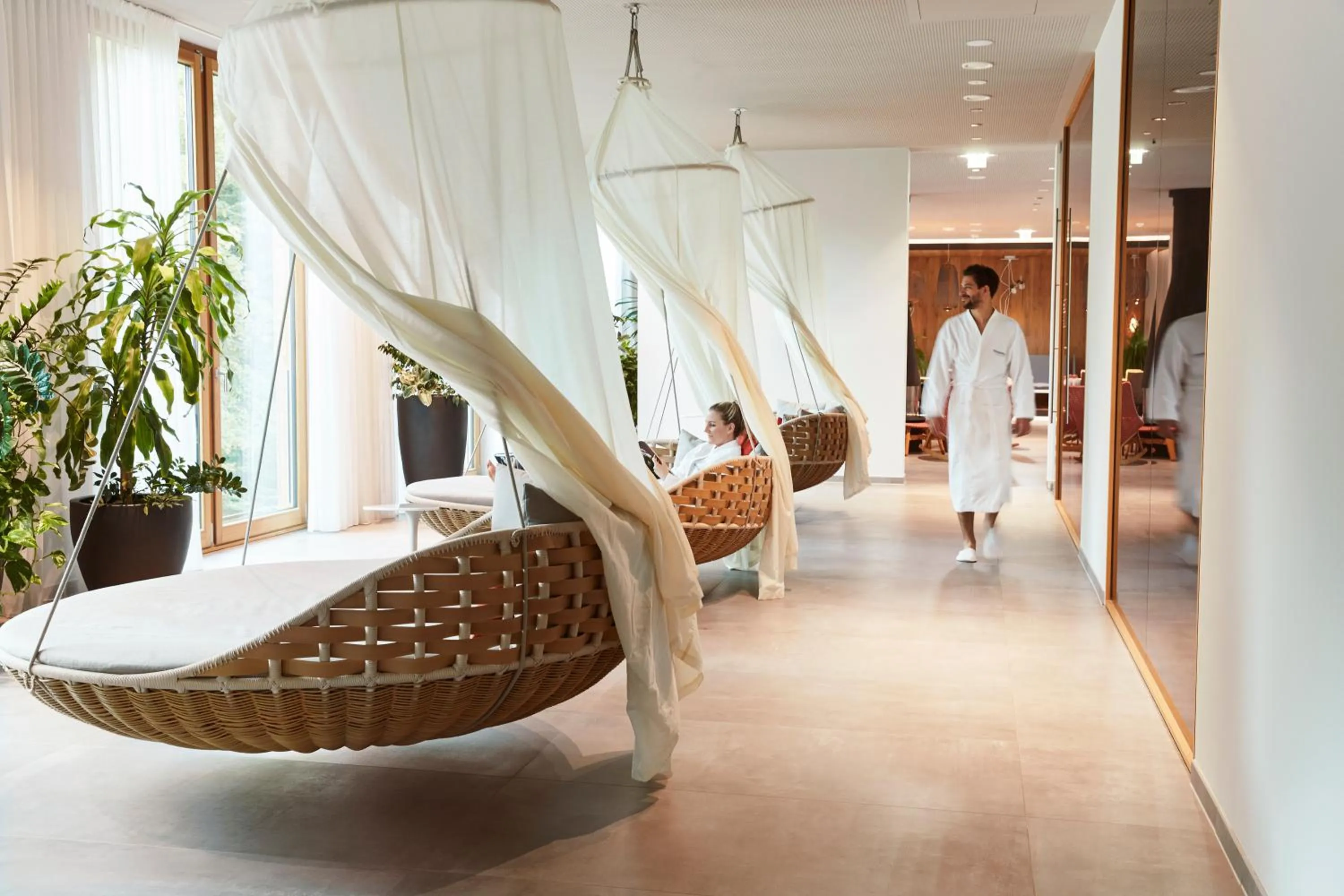 Spa and wellness centre/facilities, Bed in Steigenberger Hotel & Spa Krems
