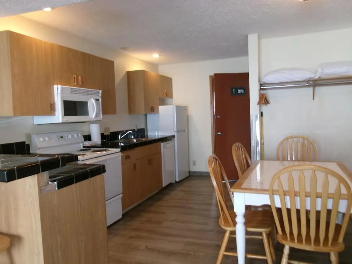 Kitchen or kitchenette in Seahorse Oceanfront Lodge