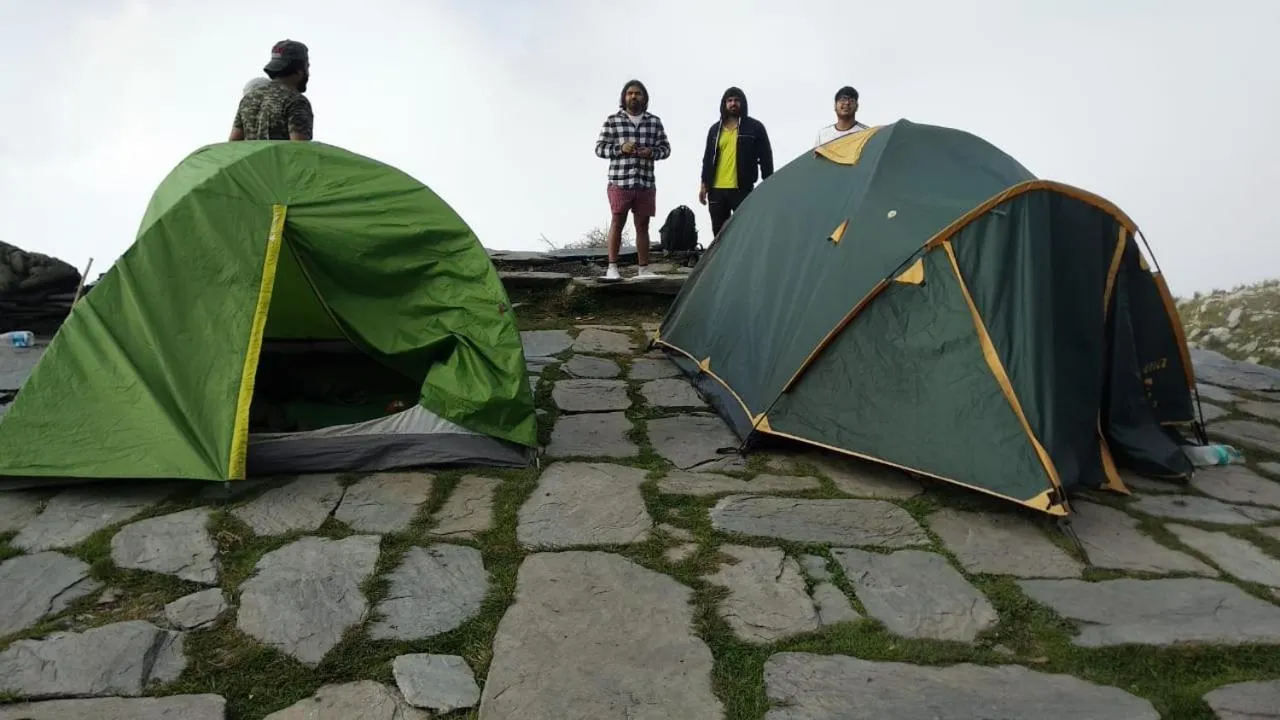Triund trek and camping