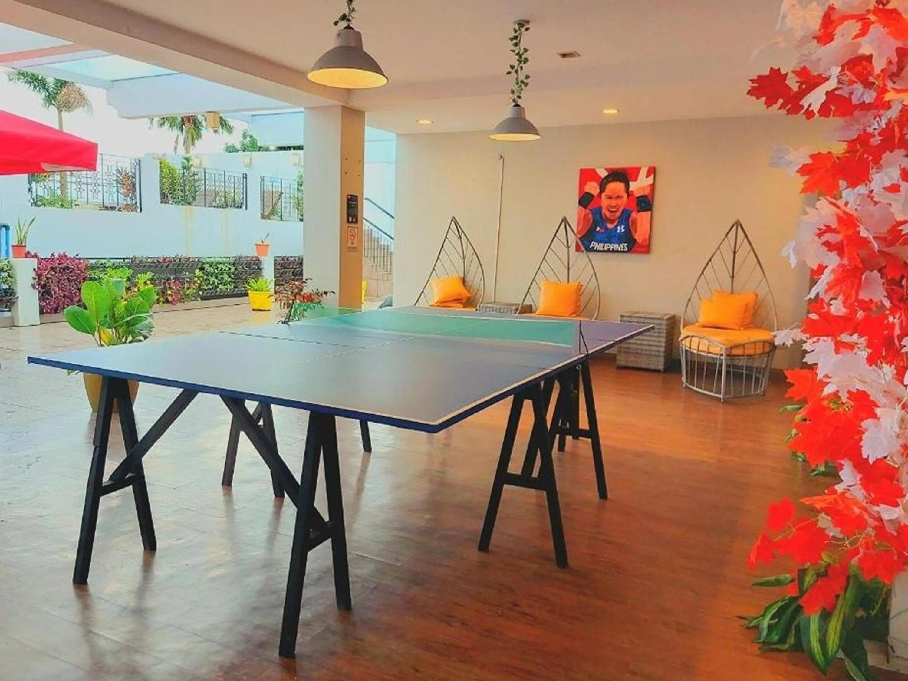 Seating area in Tagaytay Hotel SixB