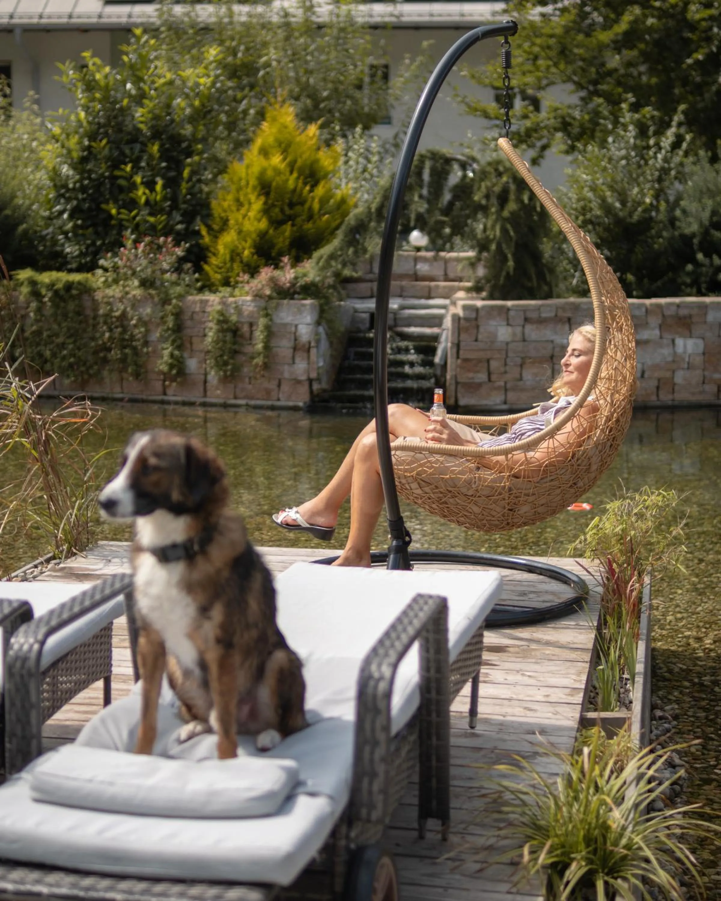 Garden in GRUBERS, Hotel Appartments Gastein