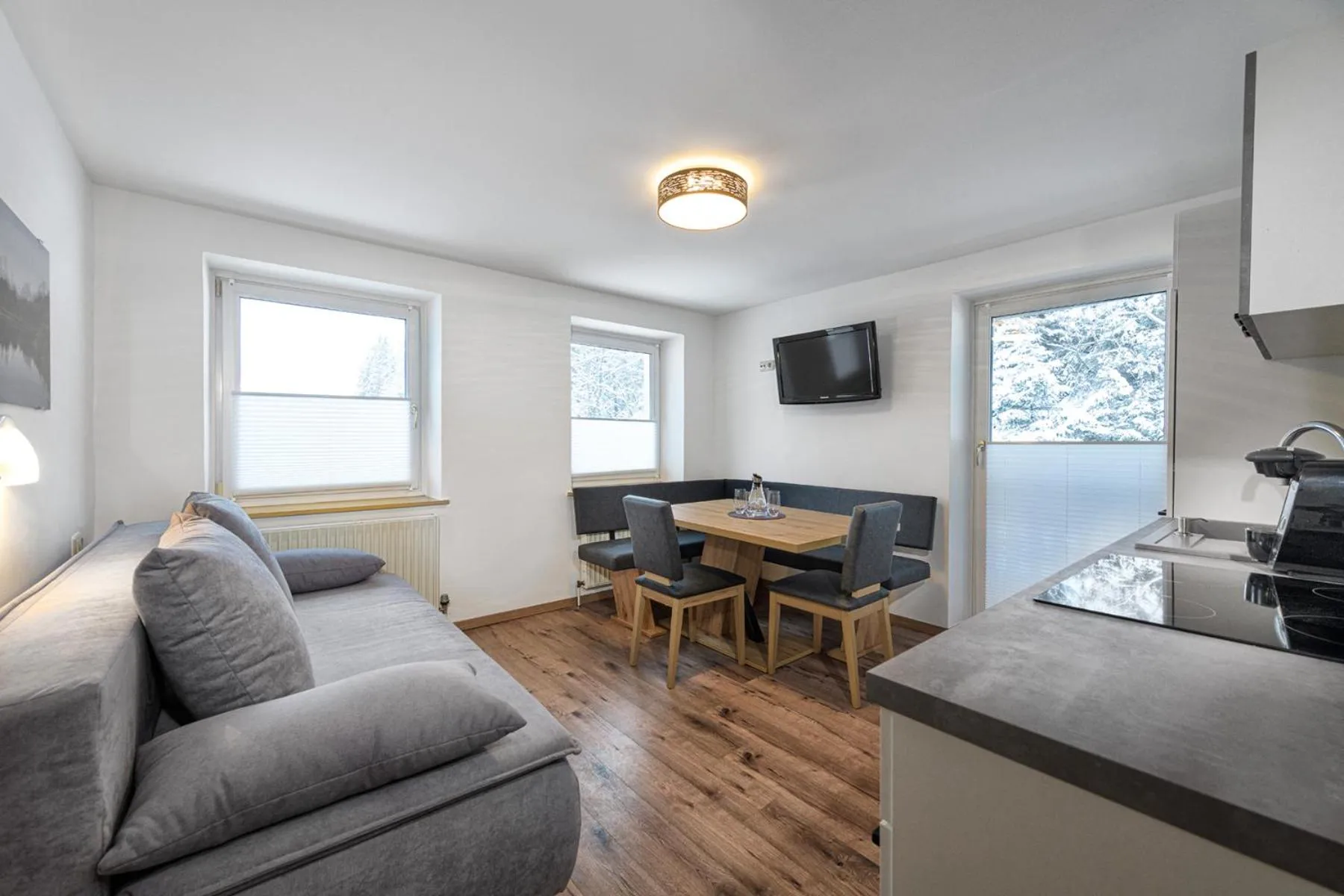 Kitchen or kitchenette in GRUBERS, Hotel Appartments Gastein