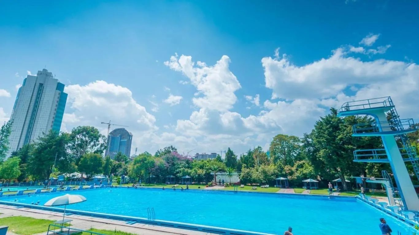 Swimming pool in GHION HOTEL