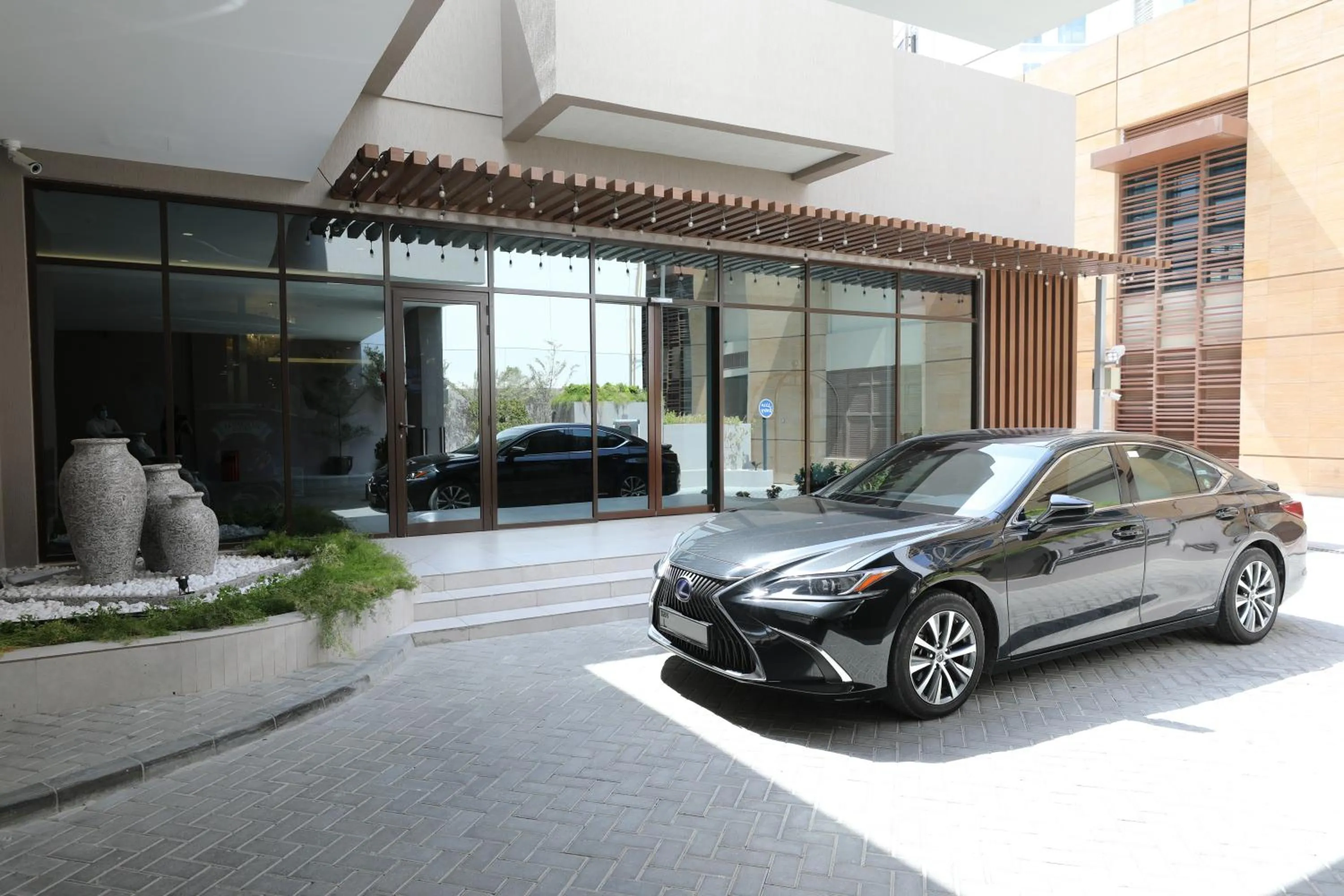 Facade/entrance in Grand Kingsgate Jaddaf Waterfront Hotel by Millennium