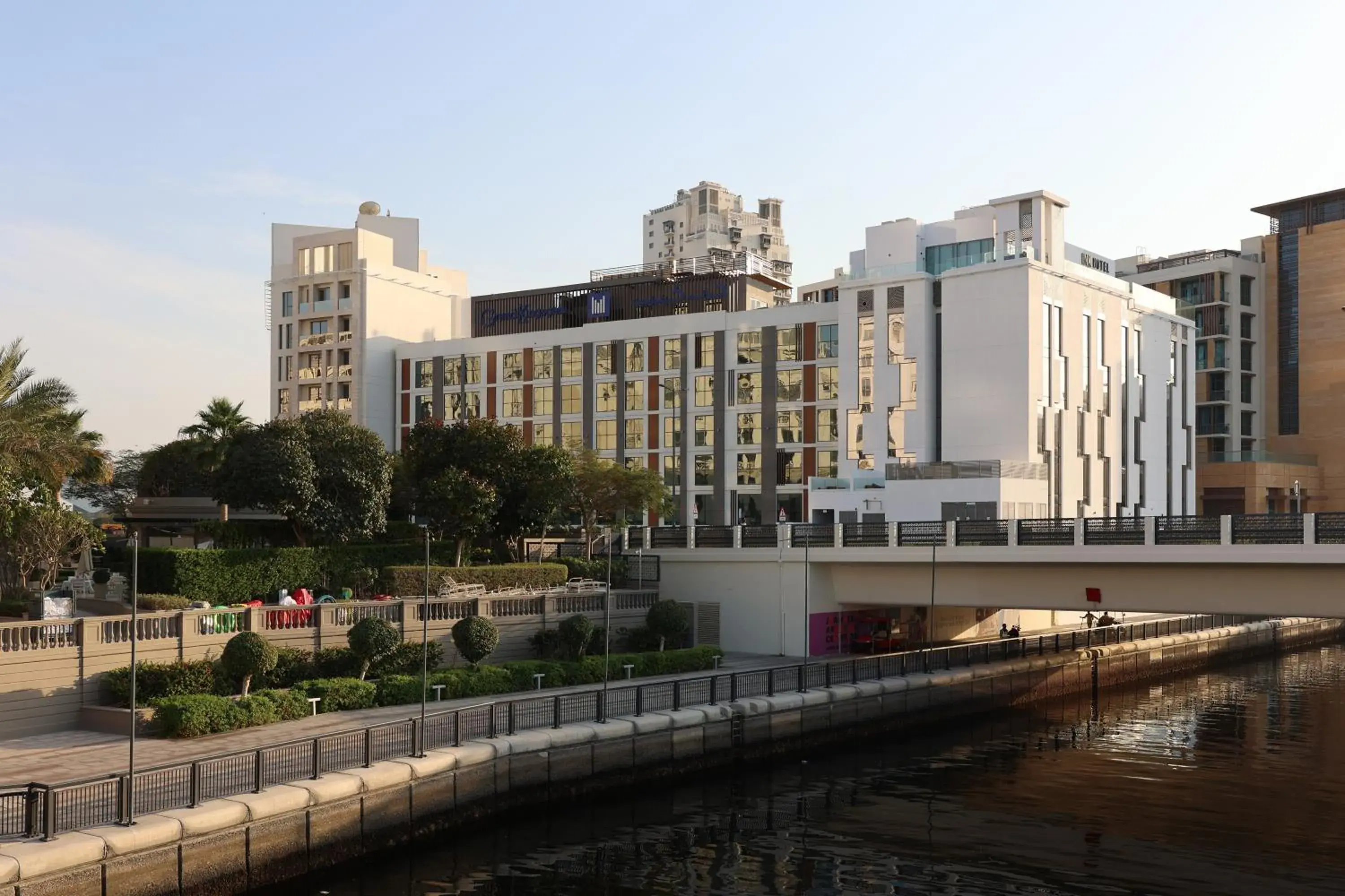 Property building in Grand Kingsgate Jaddaf Waterfront Hotel by Millennium Property building in Grand Kingsgate Jaddaf Waterfront Hotel by Millennium