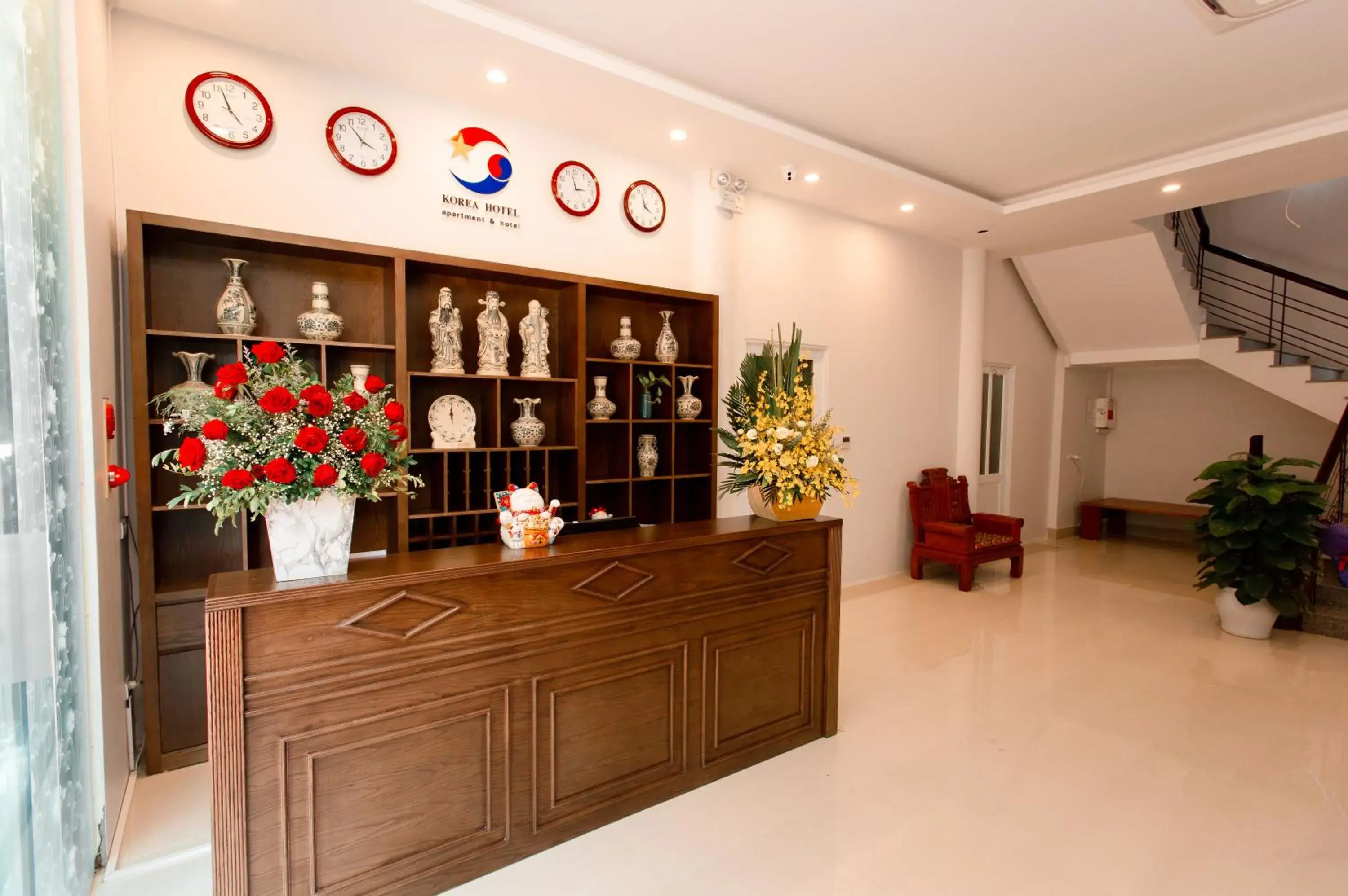 Lobby or reception in Korea Hotel Bac Giang Lobby or reception in Korea Hotel Bac Giang