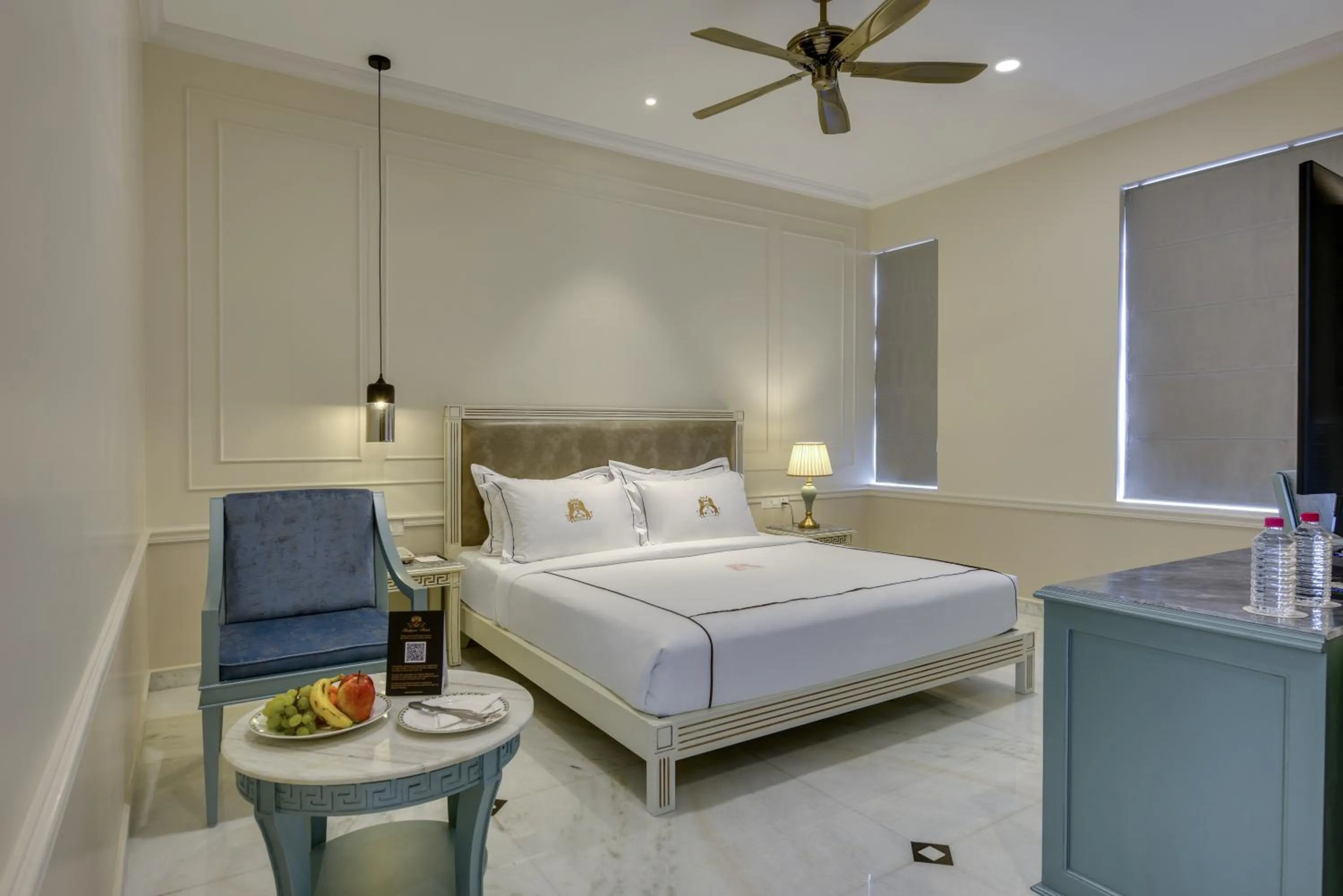 Photo of the whole room, Bed in SHAHPURA DEV PANACHE