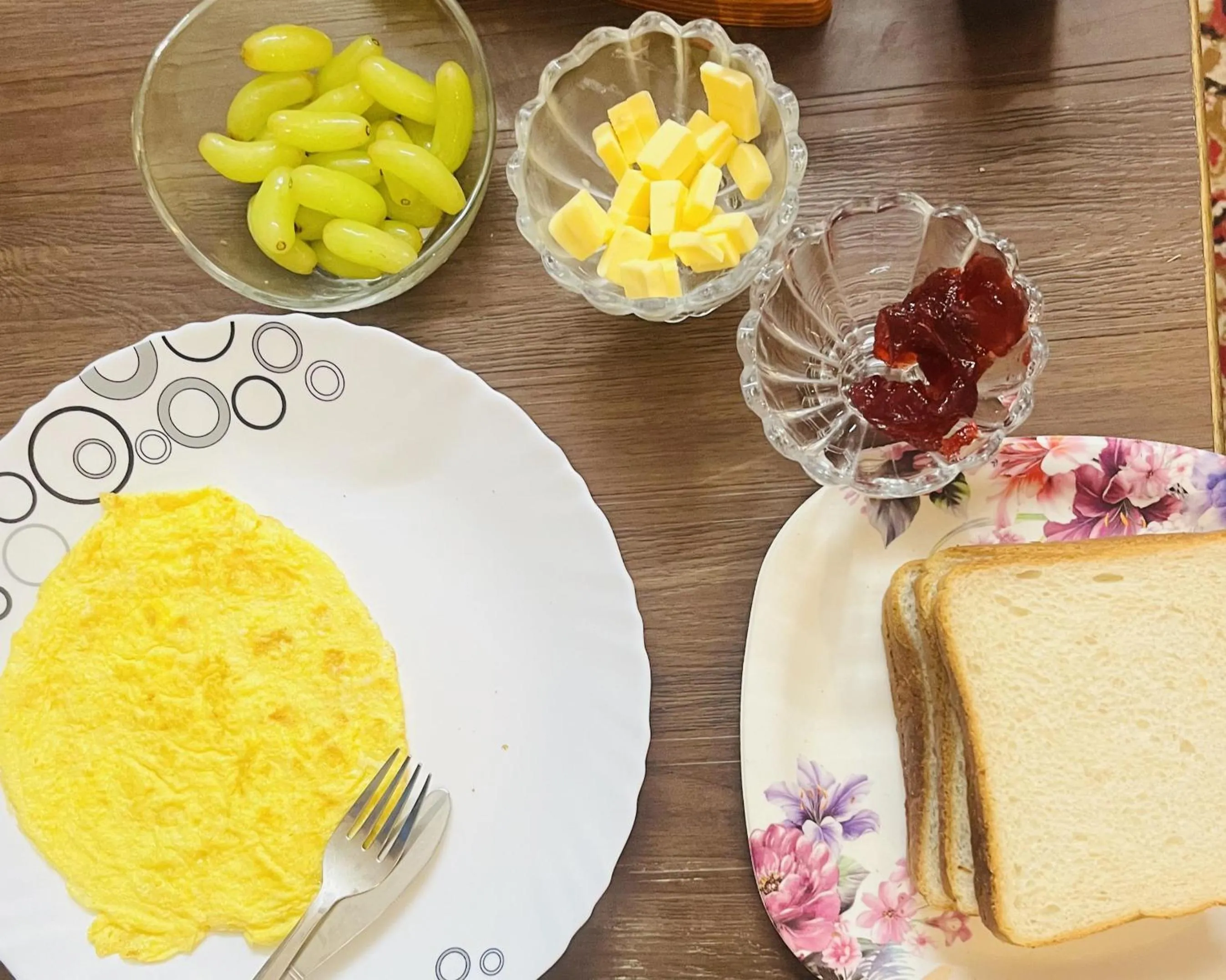 Breakfast in Ganga Guest House