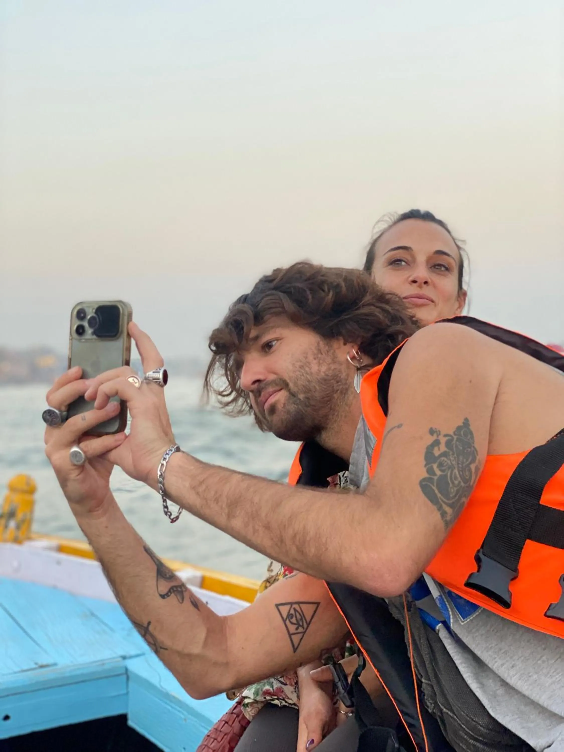 People in Ganga Guest House
