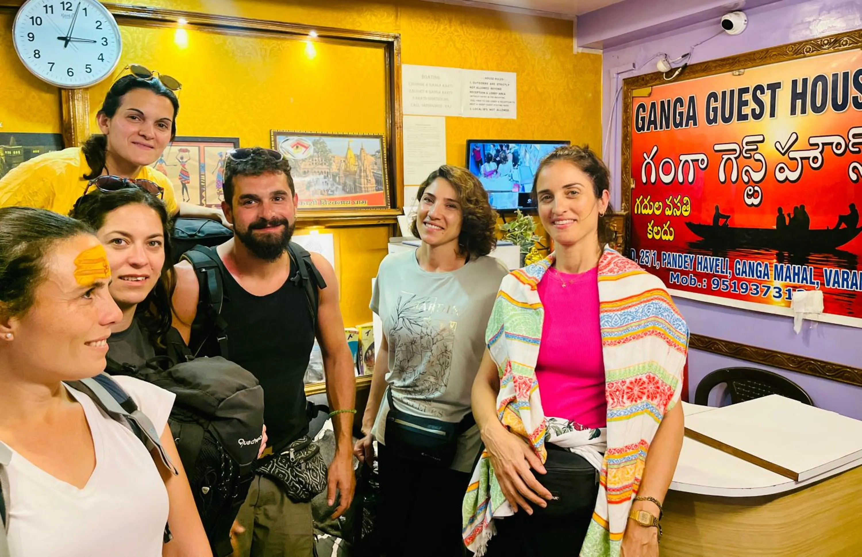 People in Ganga Guest House