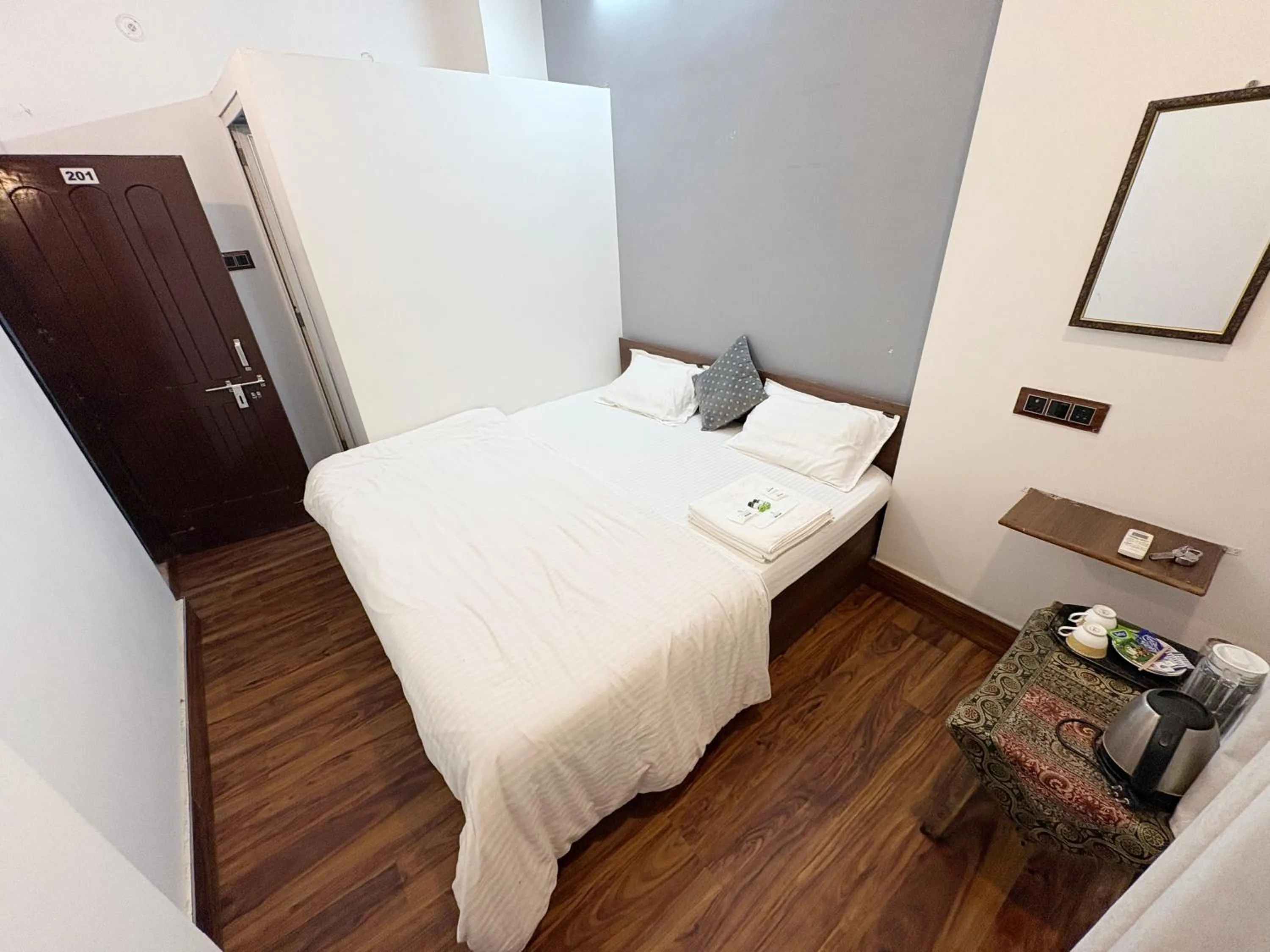 Bed in Ganga Guest House