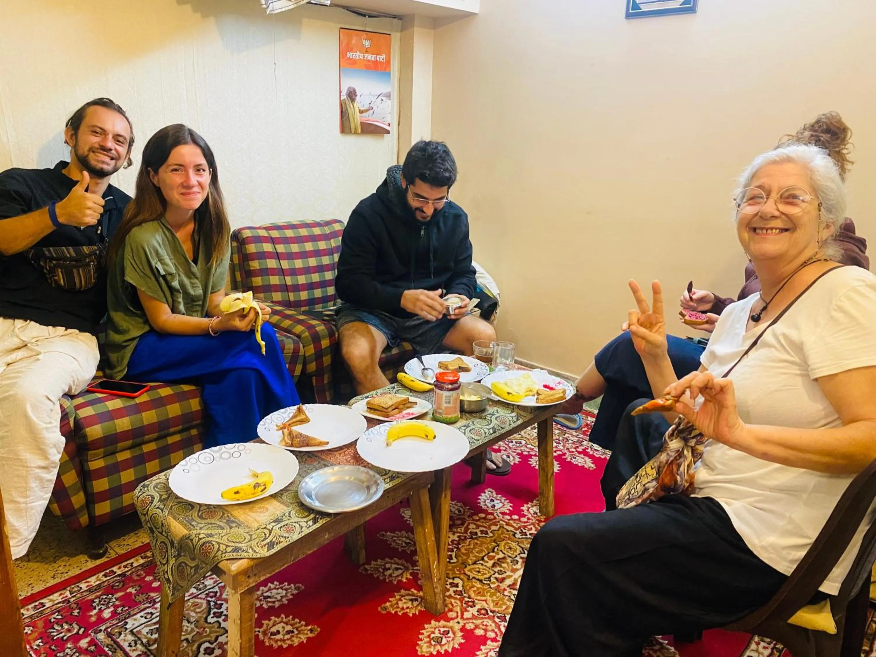 People in Ganga Guest House