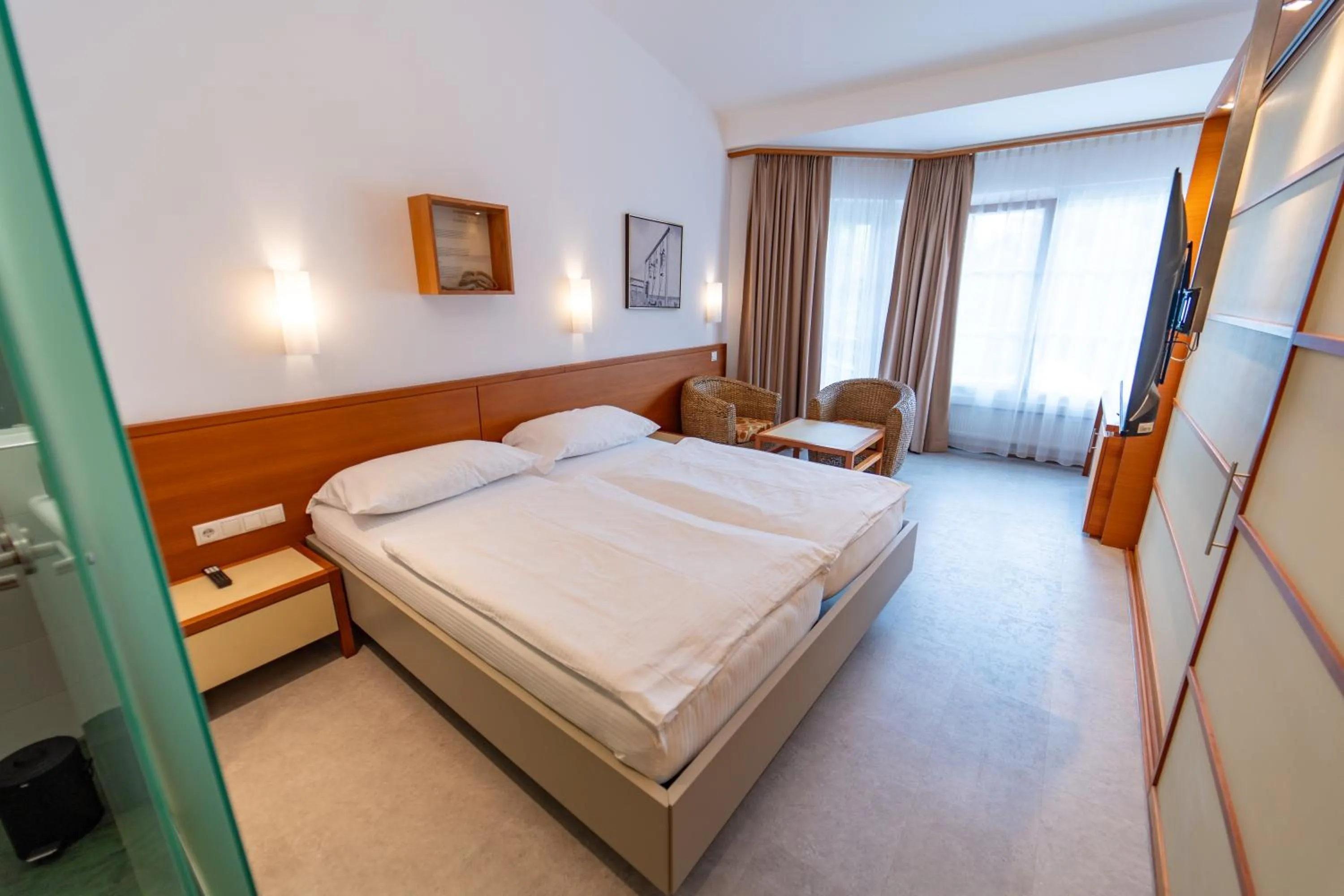 Bedroom, Bed in Sporthotel Igls