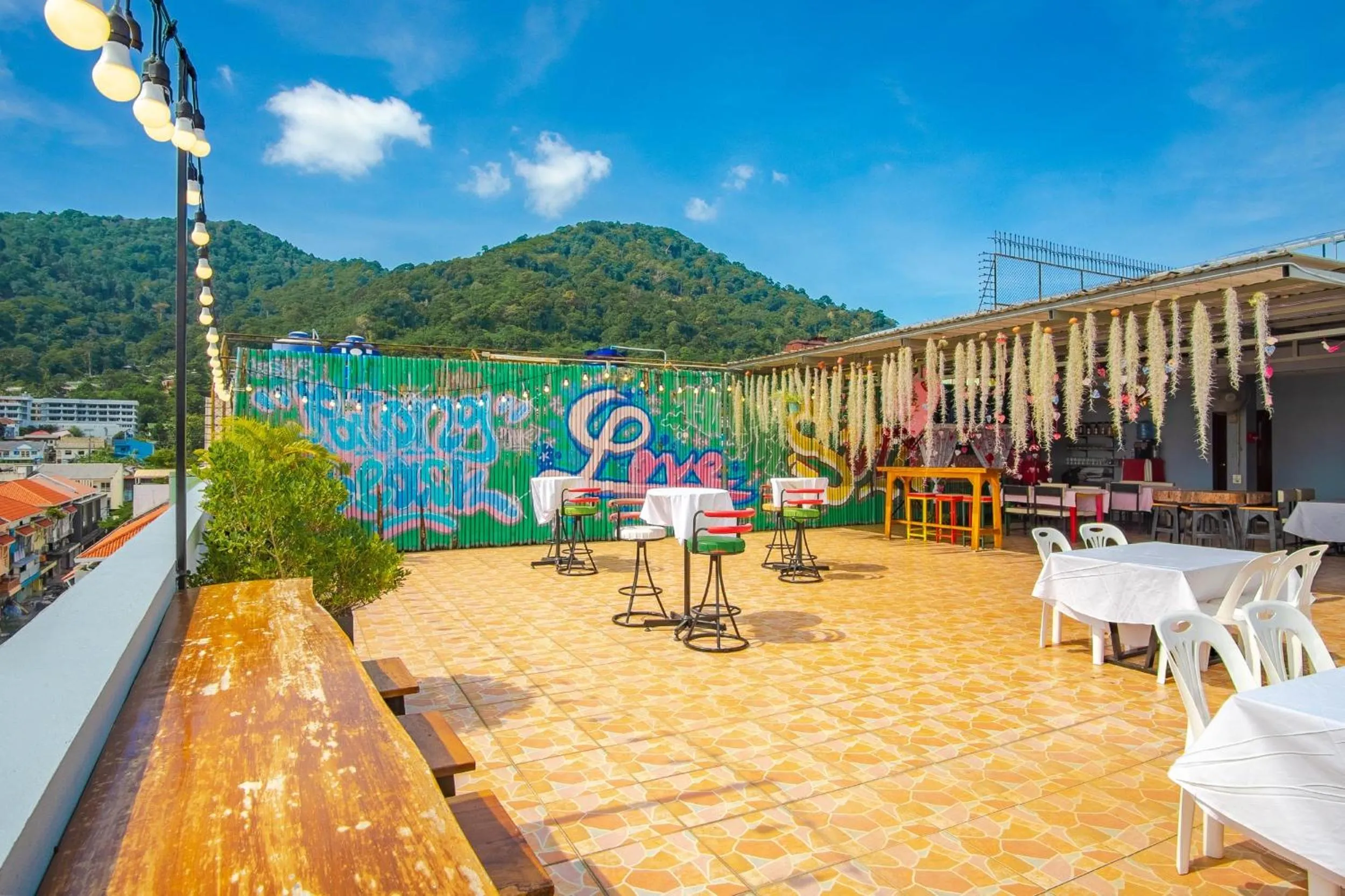 Patio in Art Mansion Patong Hotel