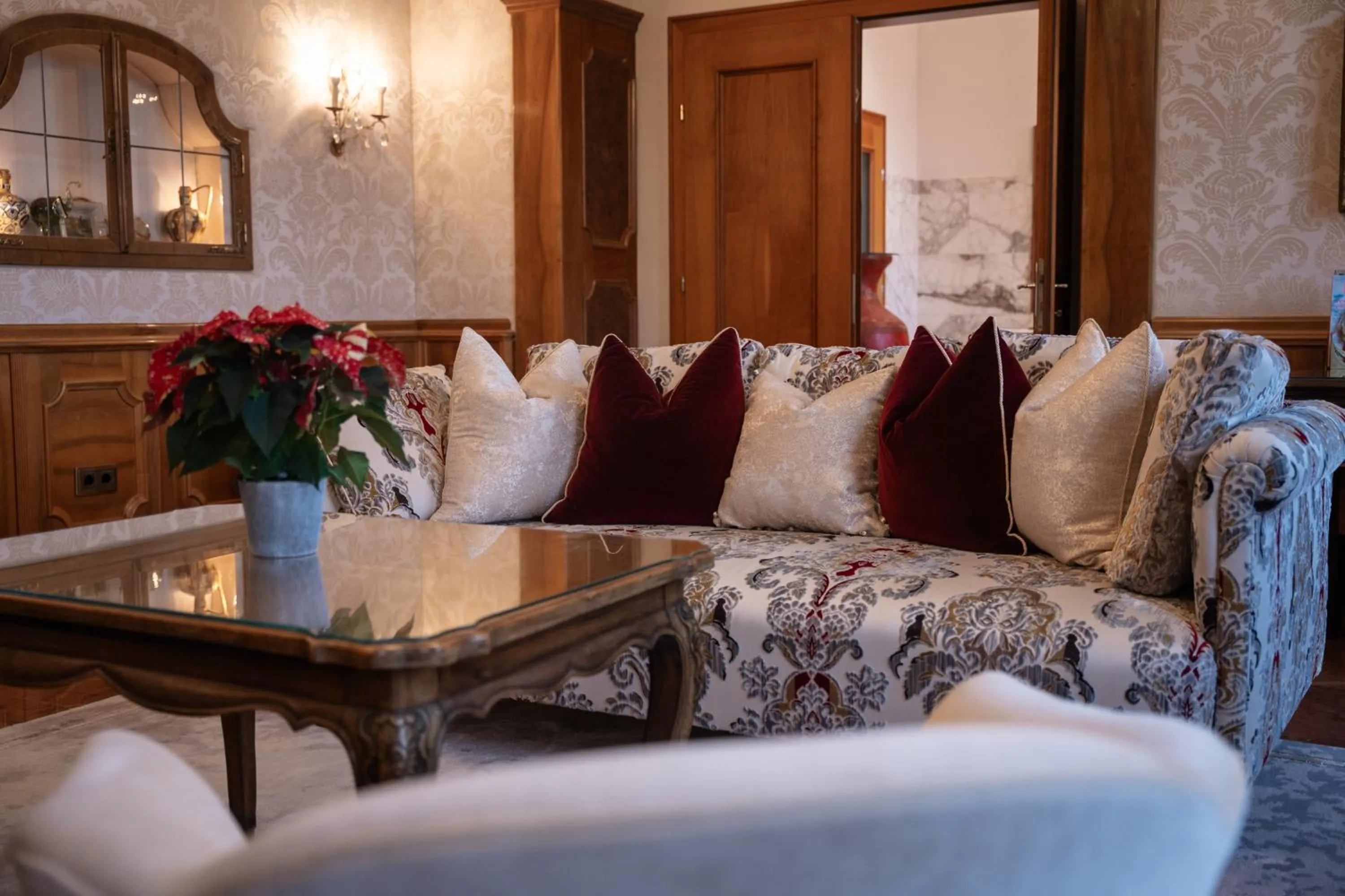 Living room in Hotel Schloss Mönchstein