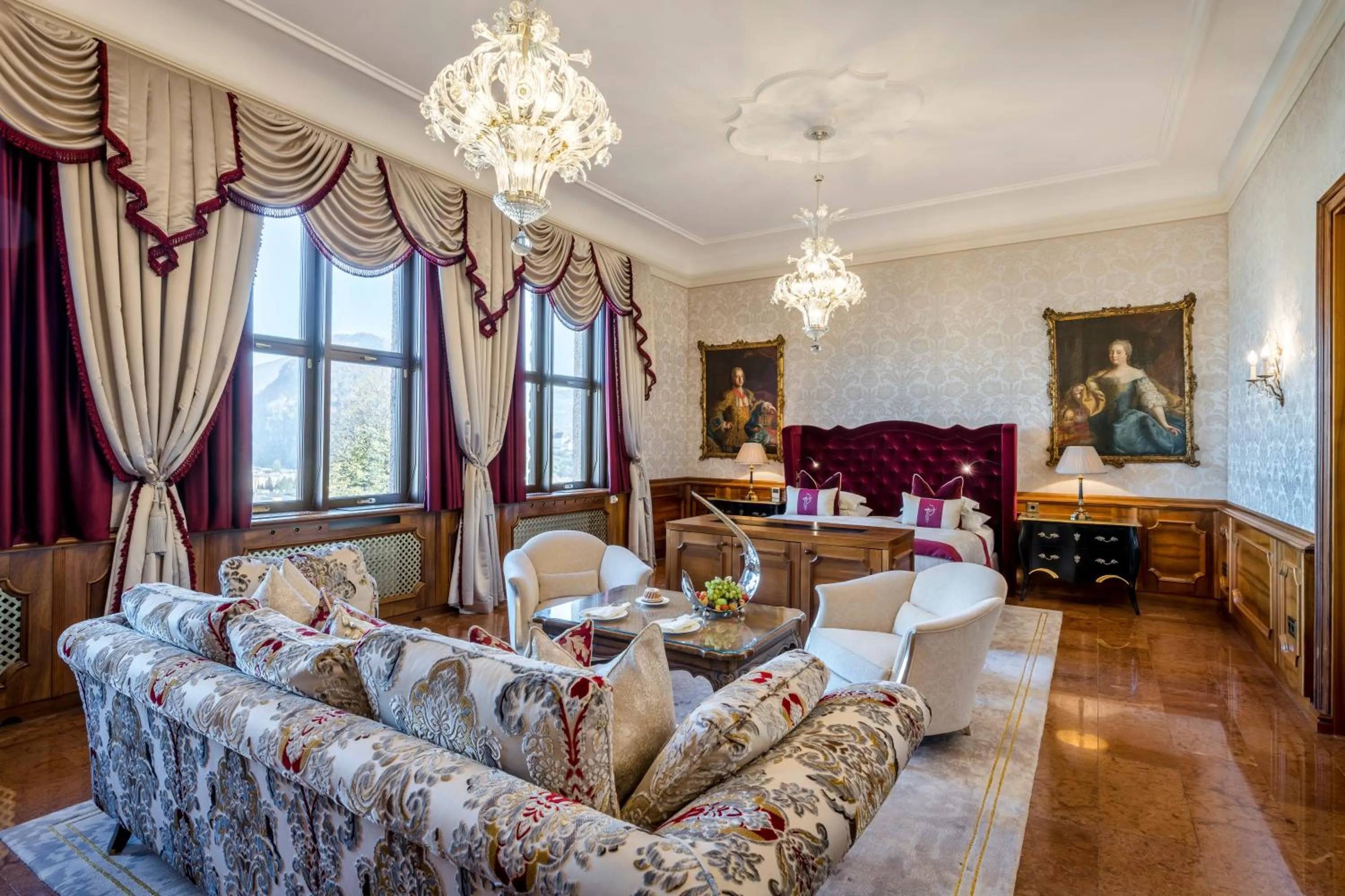 Living room in Hotel Schloss Mönchstein