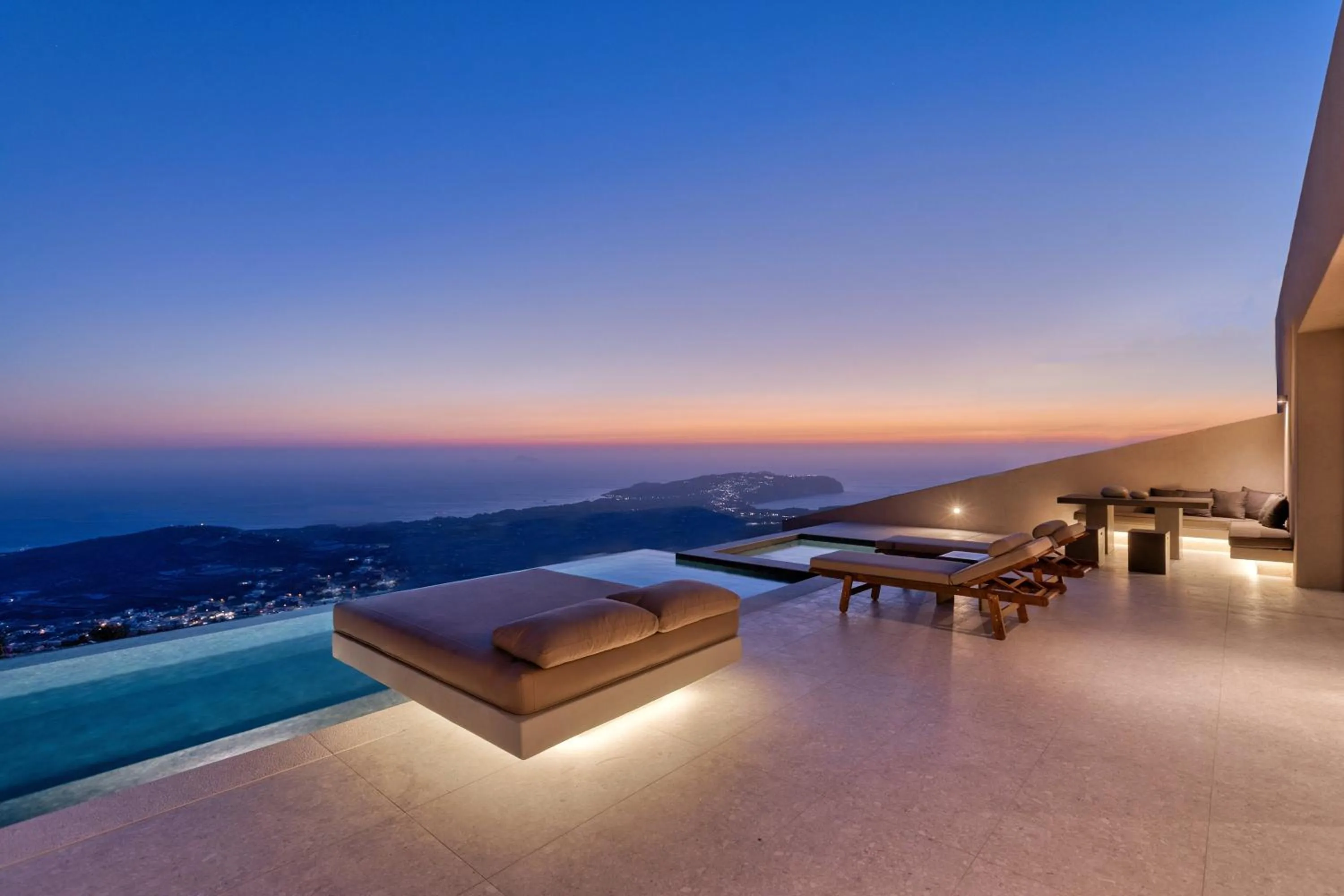 Sea view in Santorini Sky, Luxury Resort