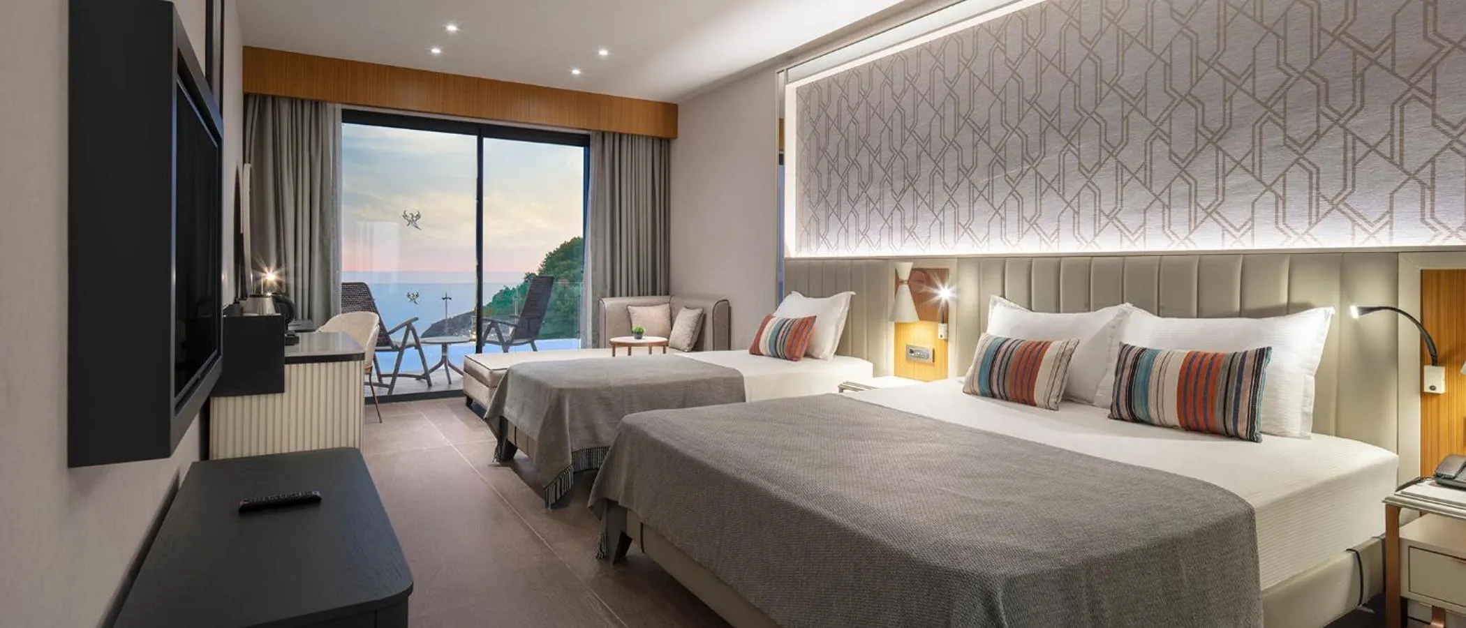 Bedroom, Bed in Mylome Luxury Hotel & Resort - Ultra All Inclusive