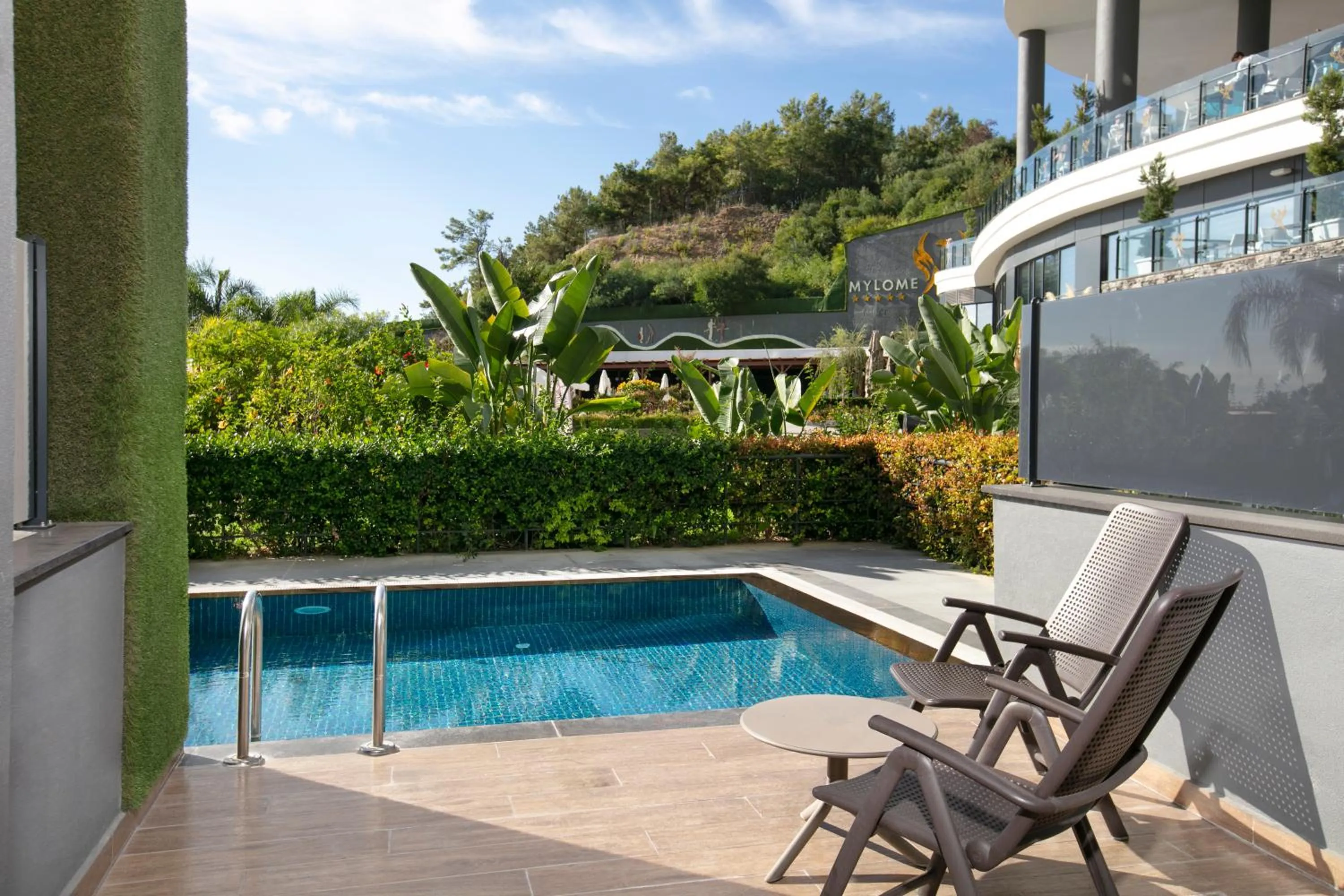 Patio in Mylome Luxury Hotel & Resort - Ultra All Inclusive