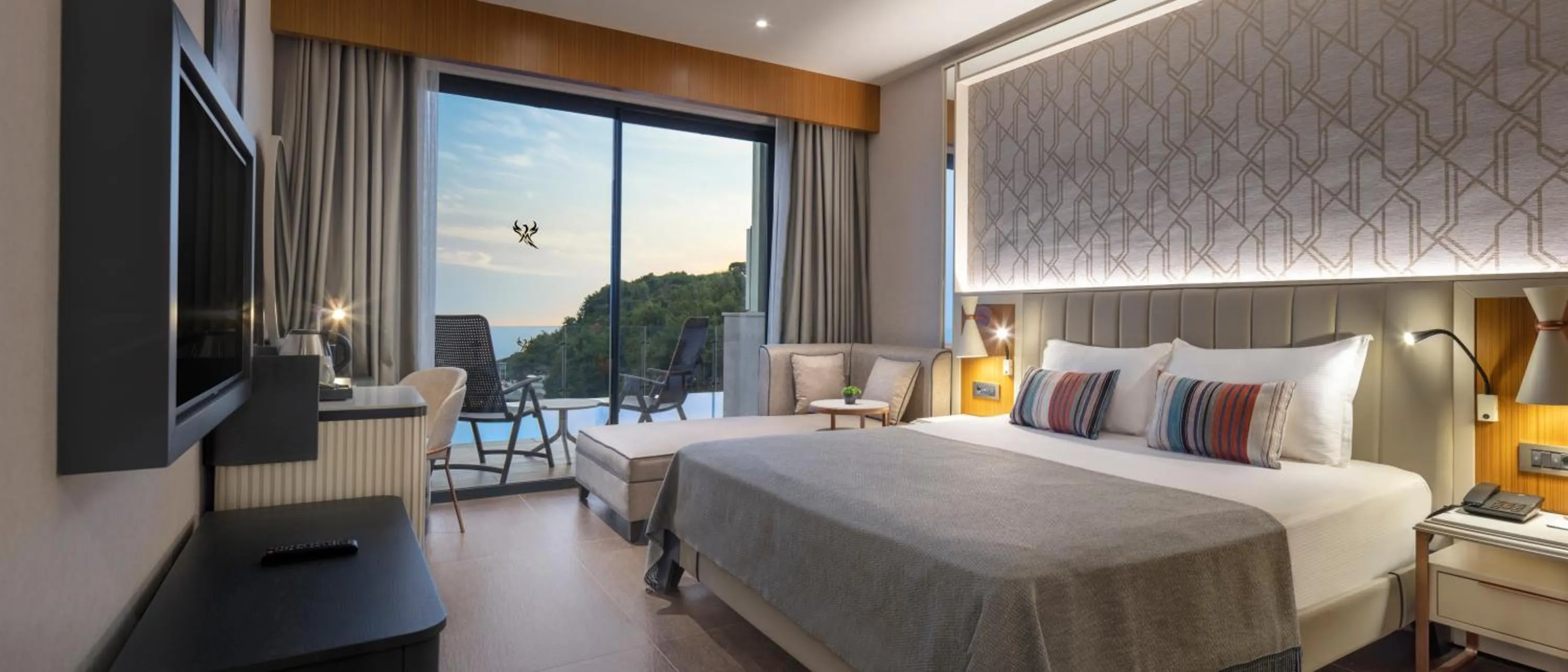 Bedroom, Bed in Mylome Luxury Hotel & Resort - Ultra All Inclusive