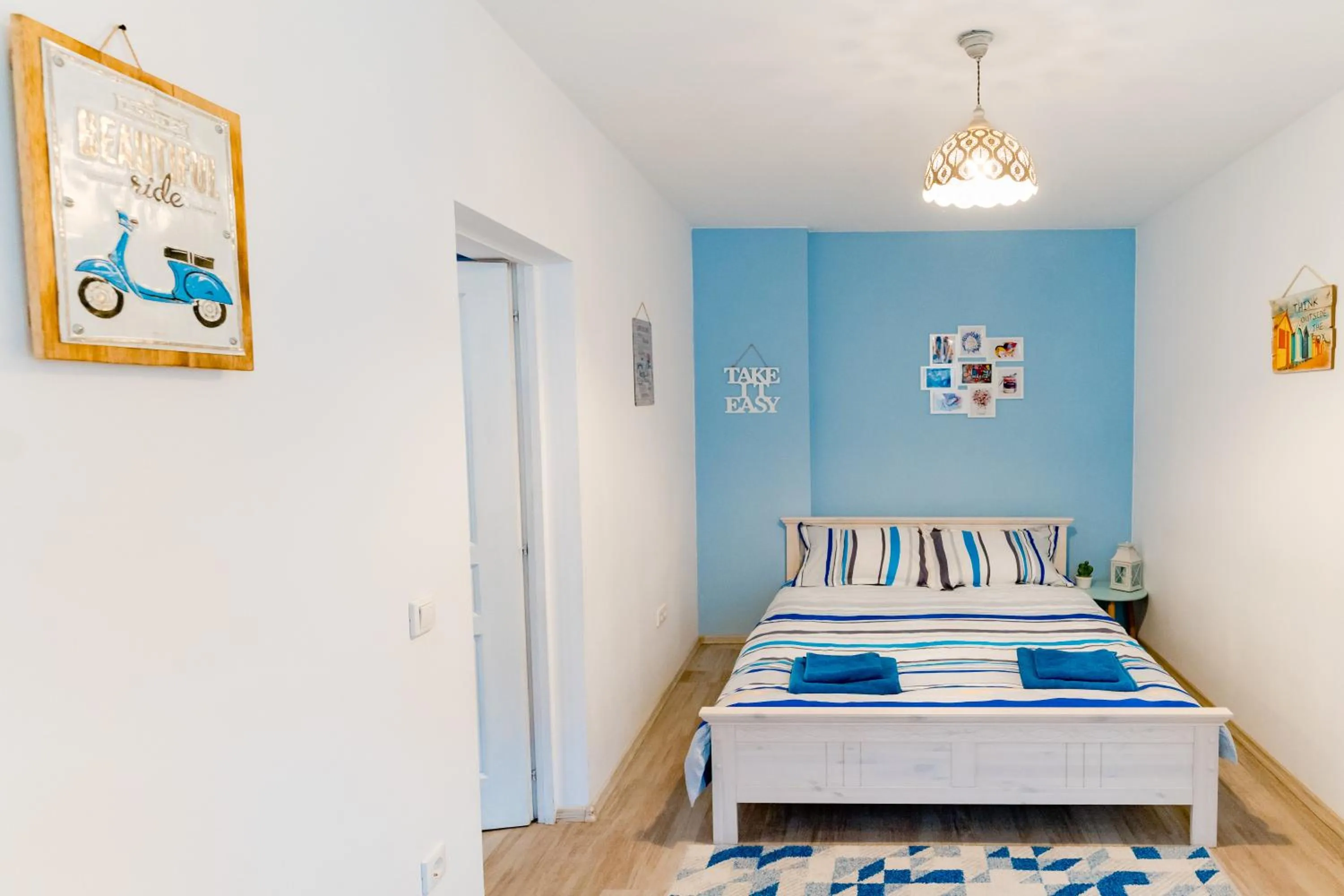 Bed in Galeria Grafit Apartments