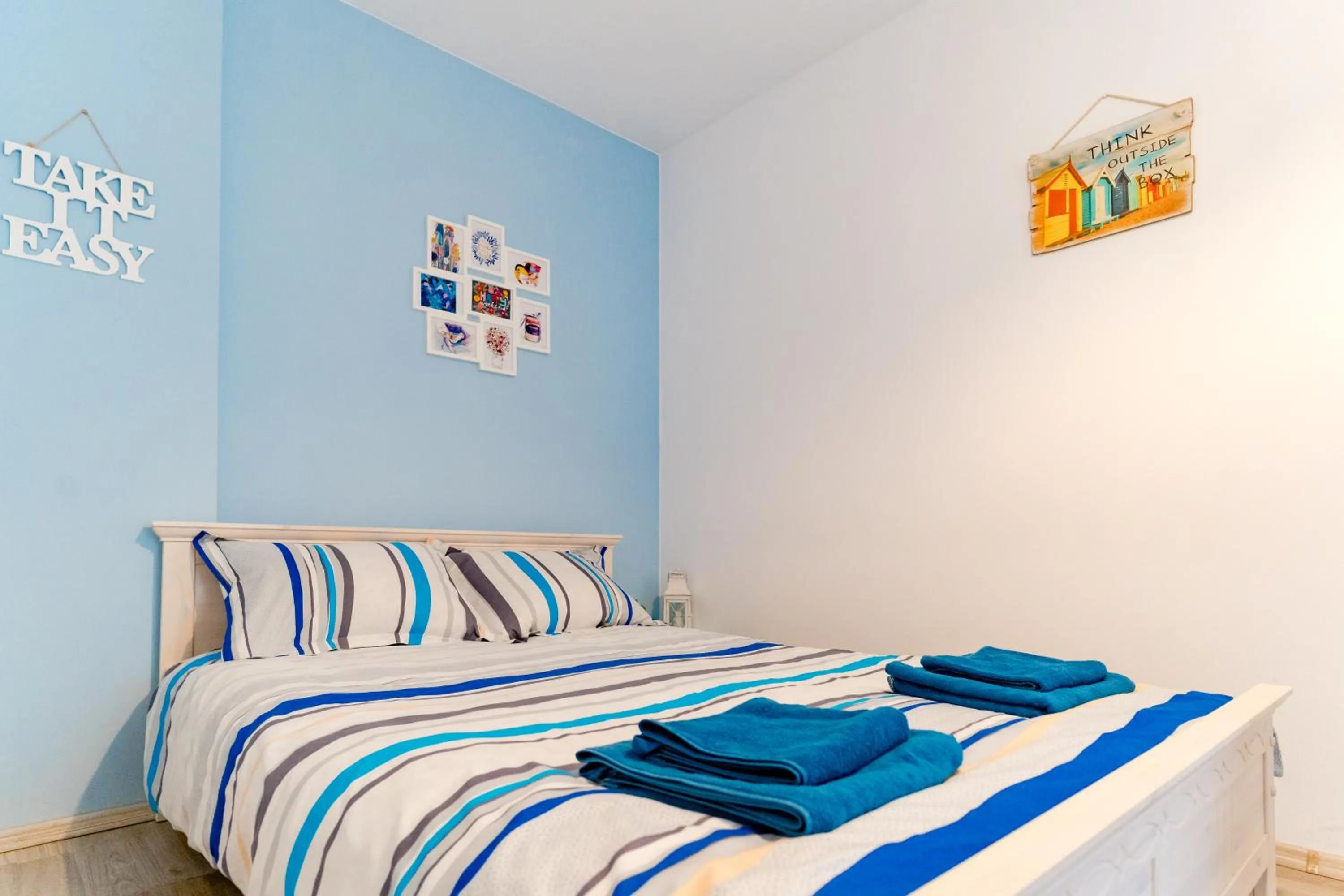 Bed in Galeria Grafit Apartments