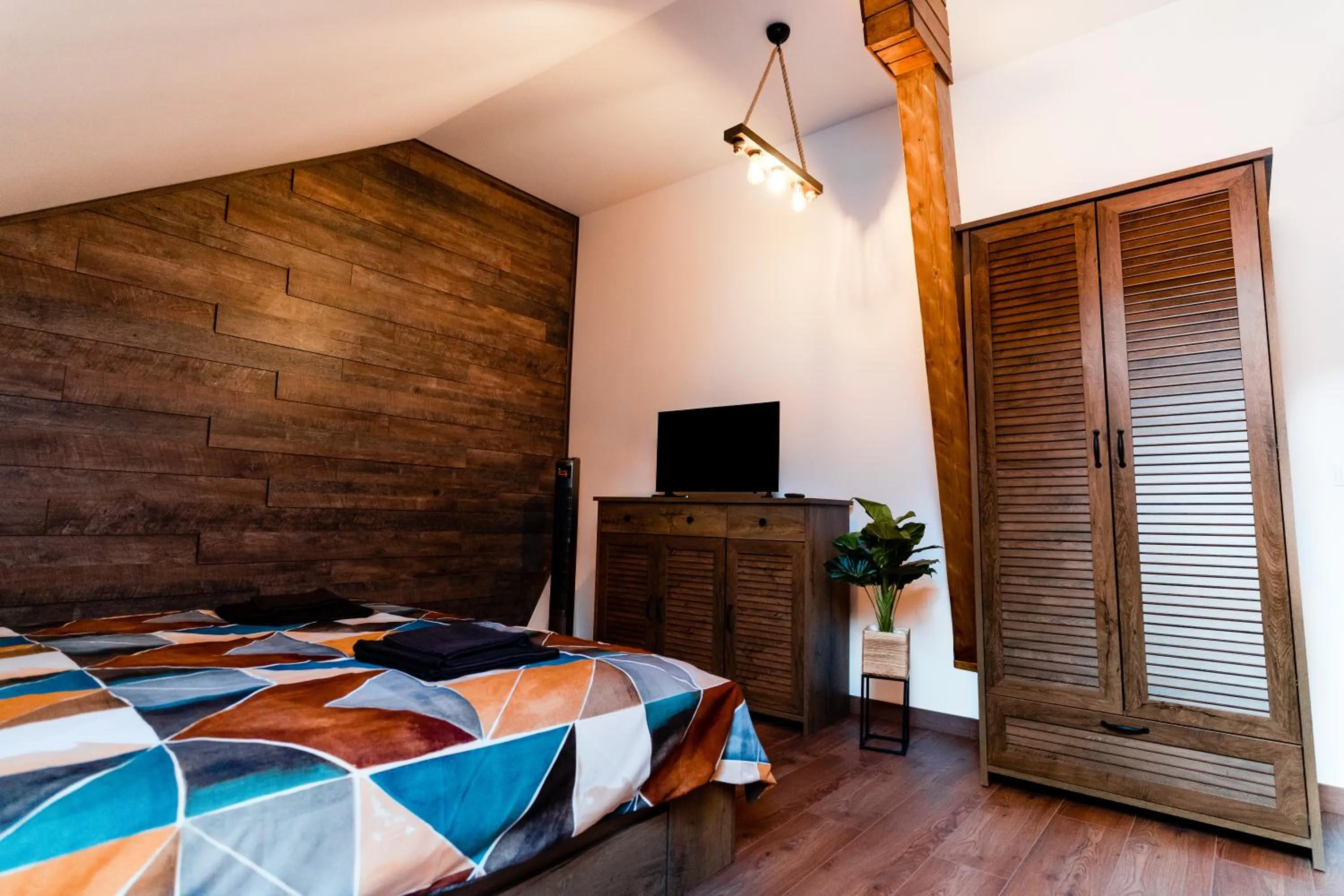 Bed in Galeria Grafit Apartments