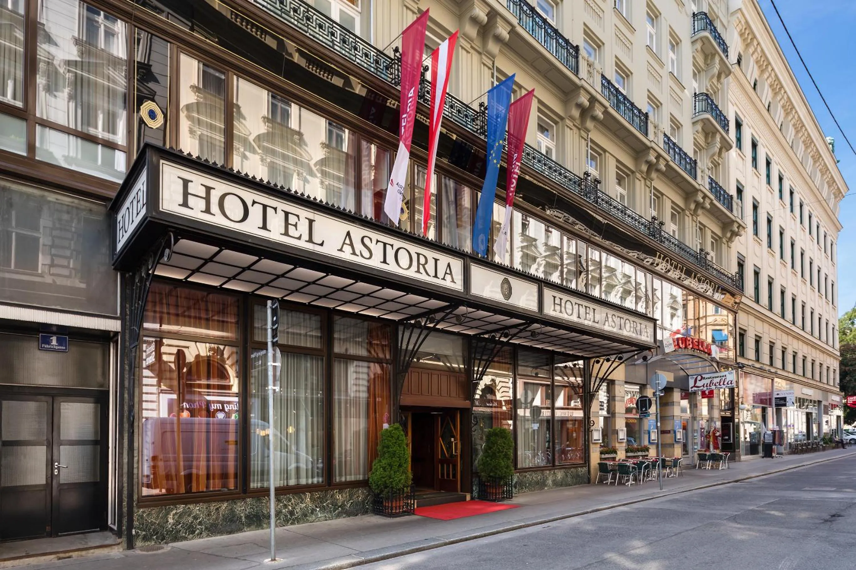 Facade/entrance in Hotel Astoria Vienna, Curio Collection by Hilton