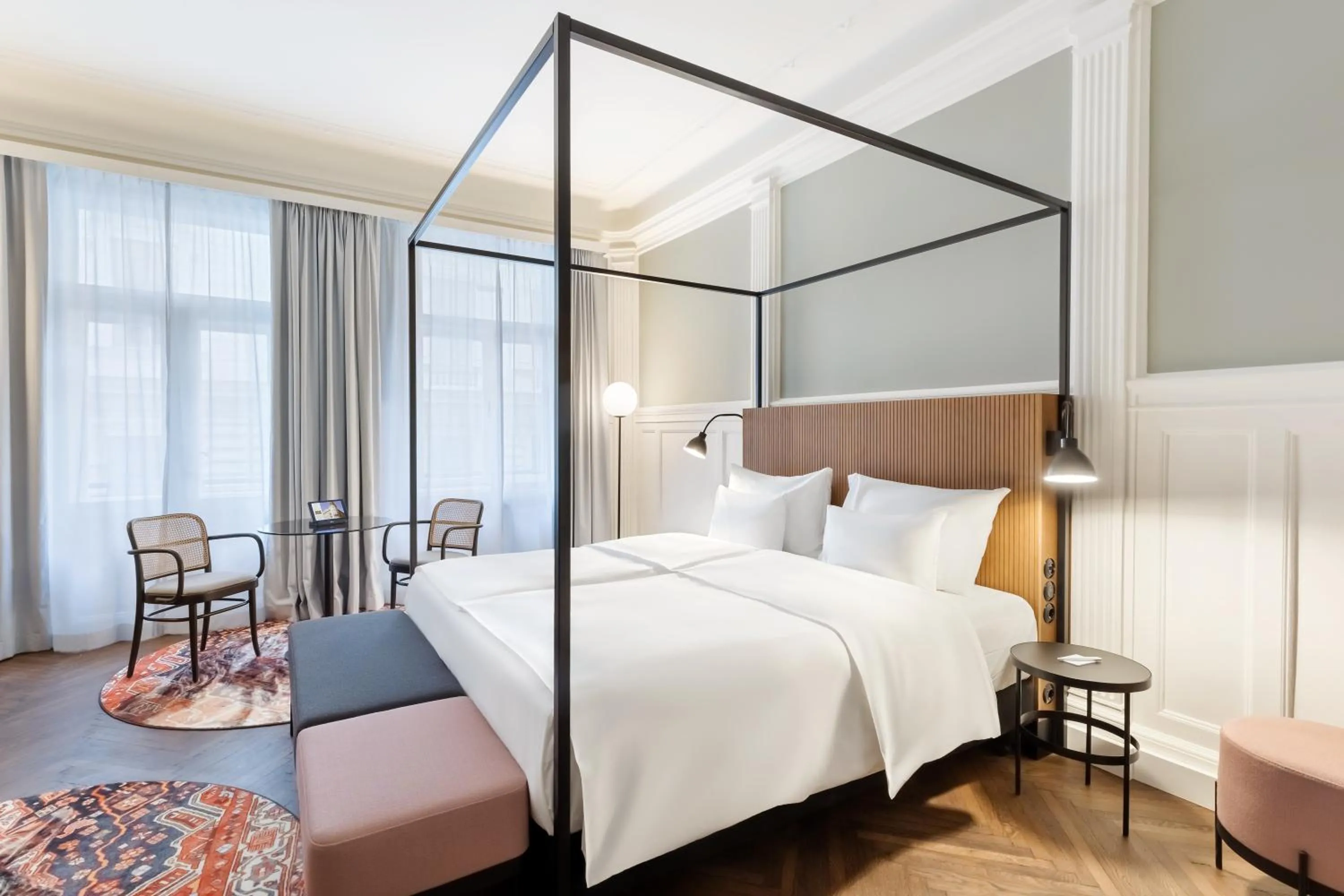 Bed in Hotel Astoria Vienna, Curio Collection by Hilton