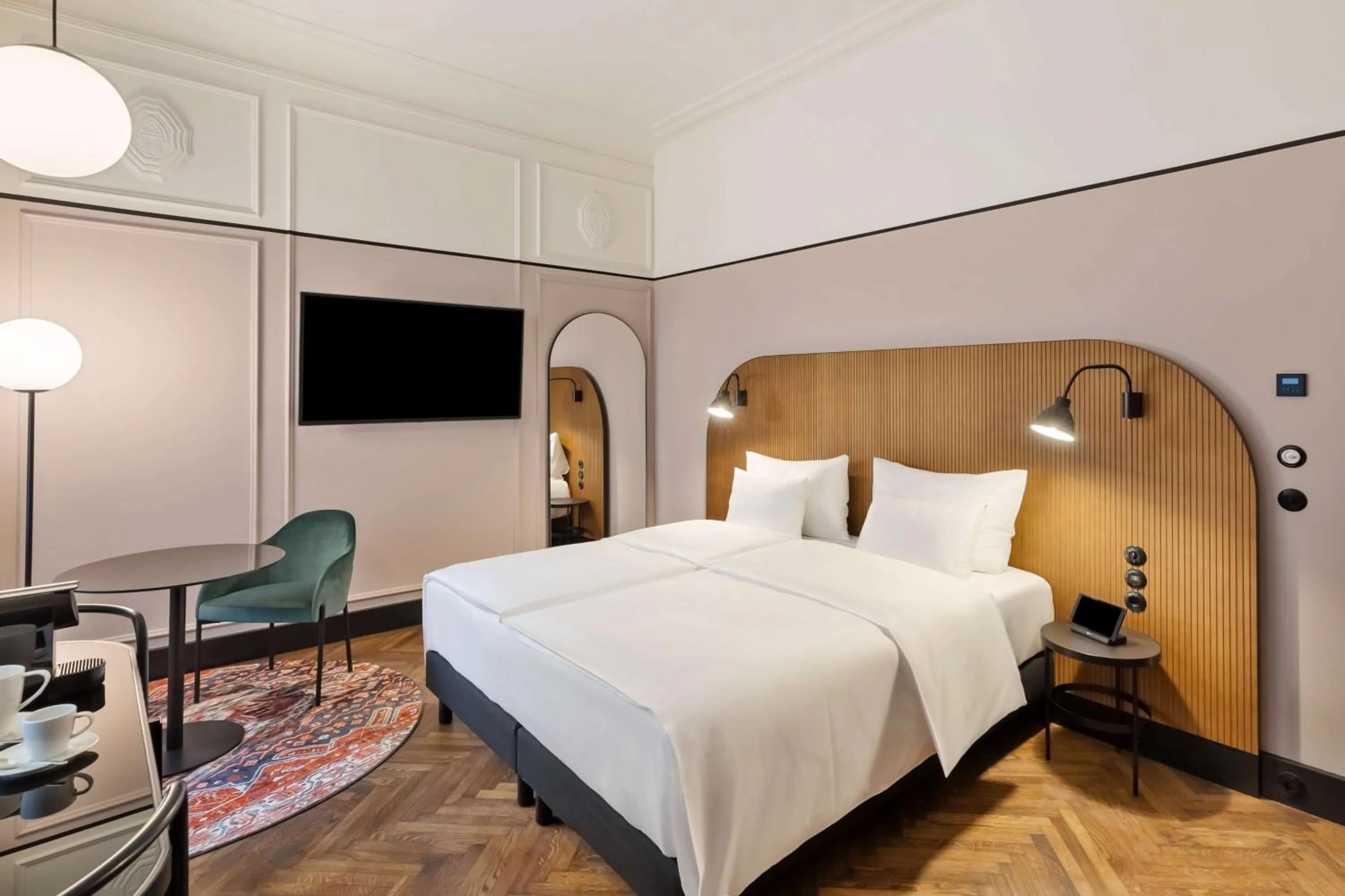Bed in Hotel Astoria Vienna, Curio Collection by Hilton