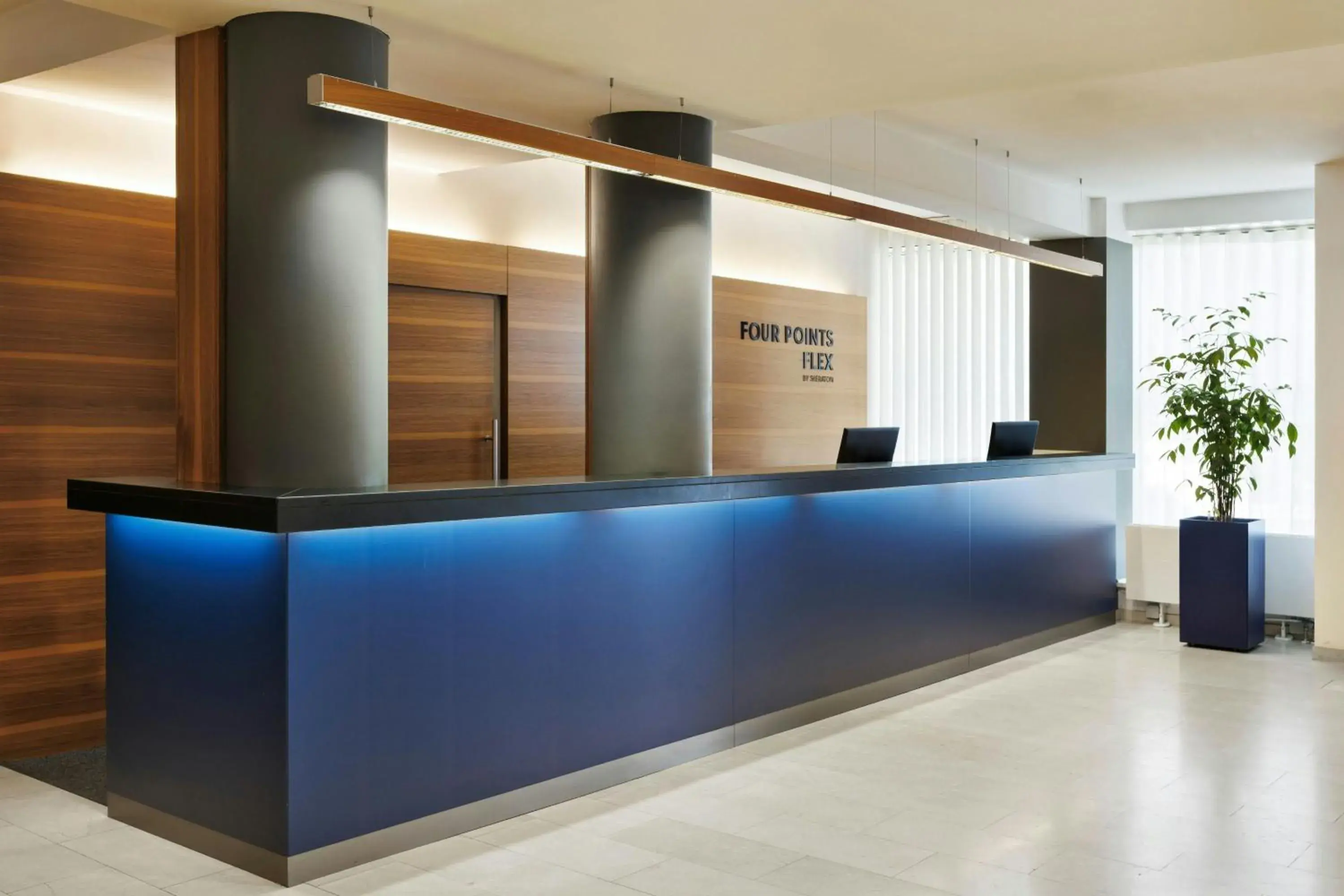Lobby or reception in Four Points Flex by Sheraton Vienna Hauptbahnhof Lobby or reception in Four Points Flex by Sheraton Vienna Hauptbahnhof