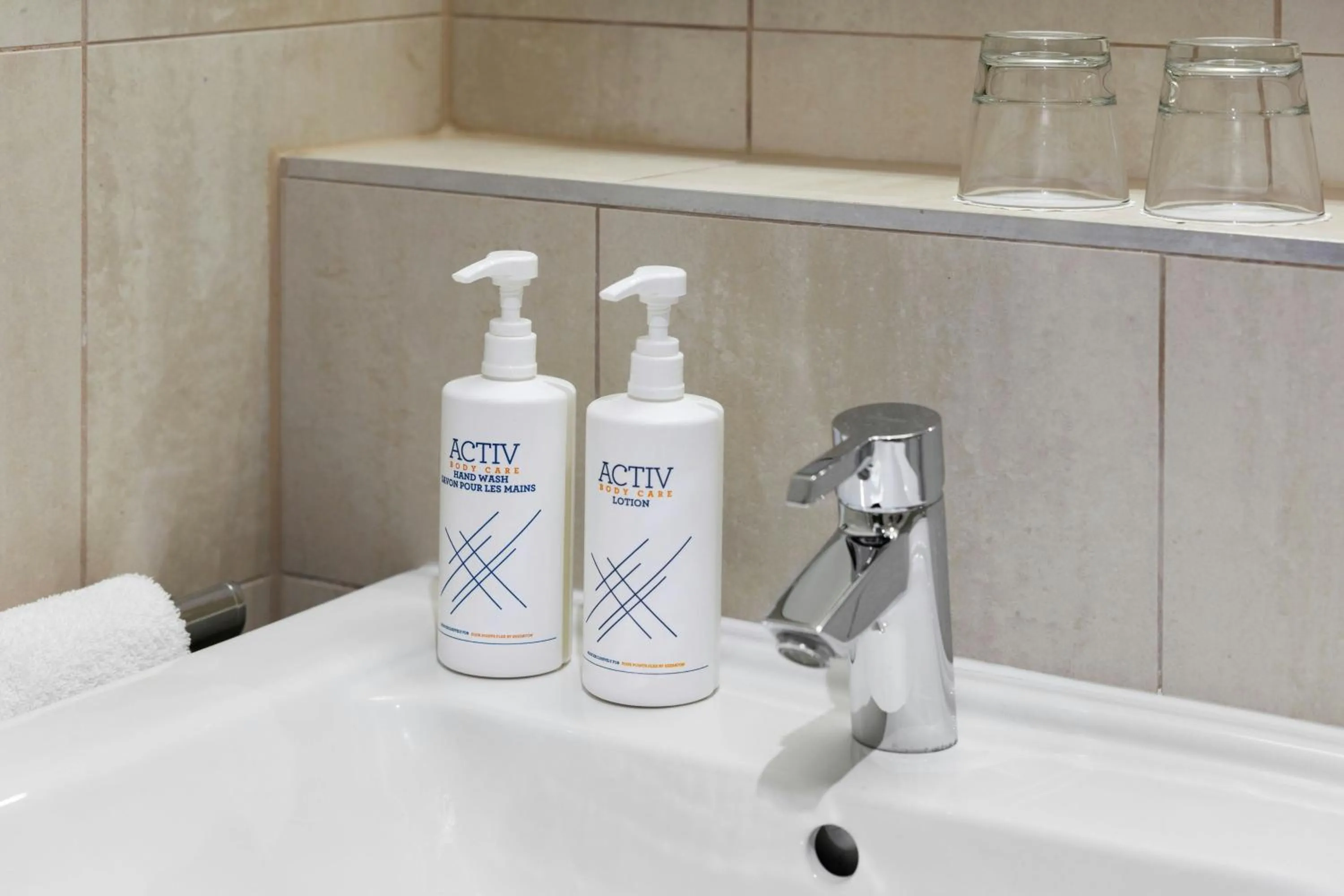 Bathroom in Four Points Flex by Sheraton Vienna Mariahilf