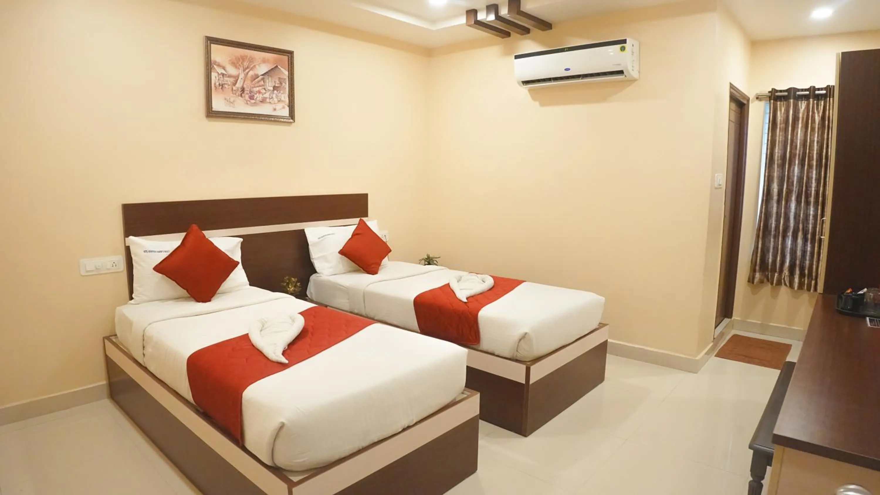 Bed in Hotel Mountview Comforts