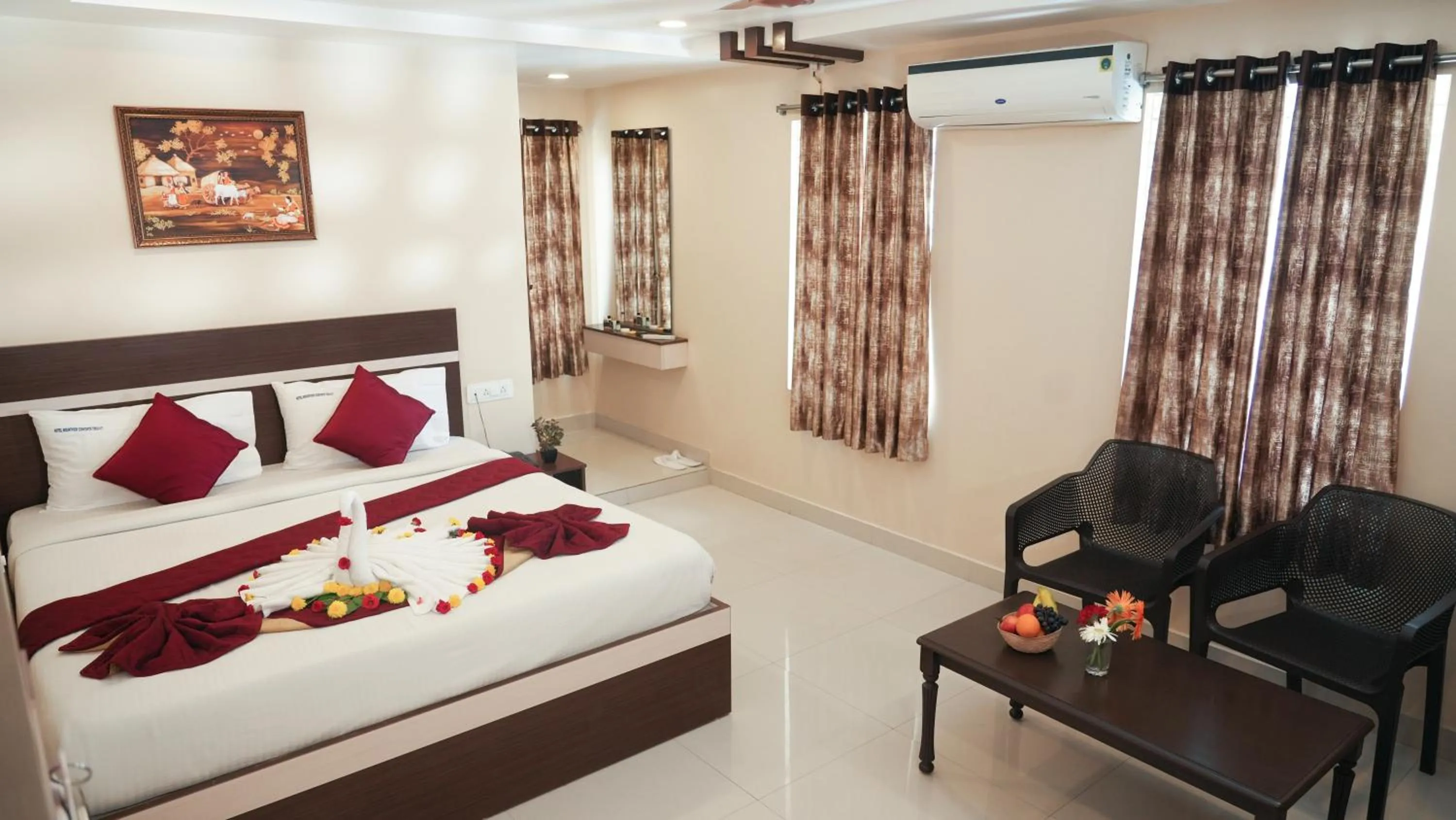 Bed in Hotel Mountview Comforts